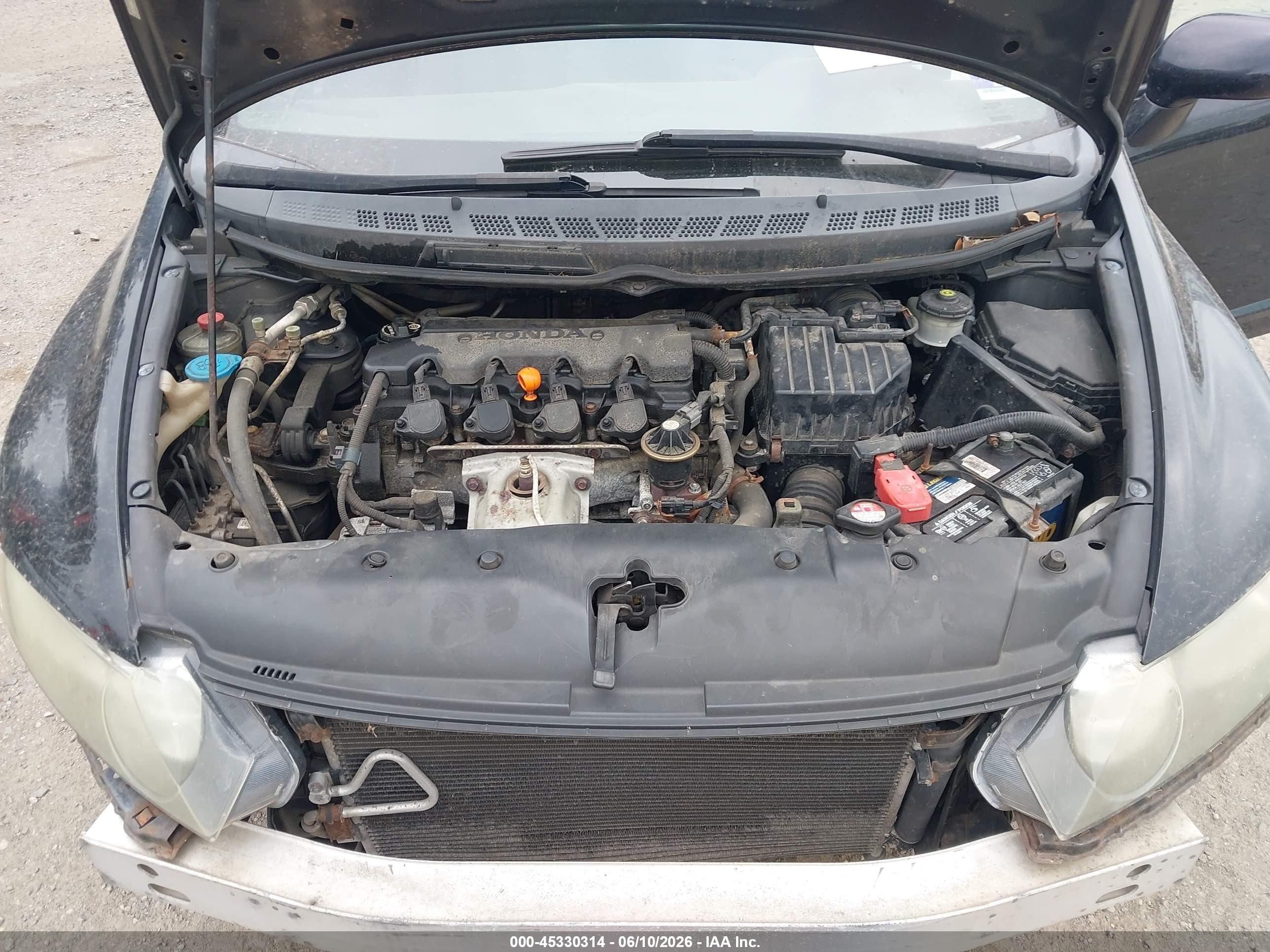 2007 Honda Civic Lx Черный vin: 2HGFA16537H316581