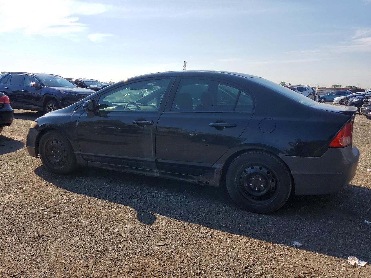 2008 Honda Civic Lx Black vin: 2HGFA16538H115037