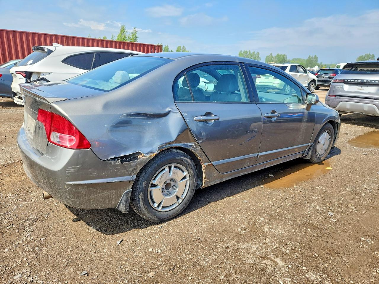 2008 Honda Civic Lx Серый vin: 2HGFA16538H116530