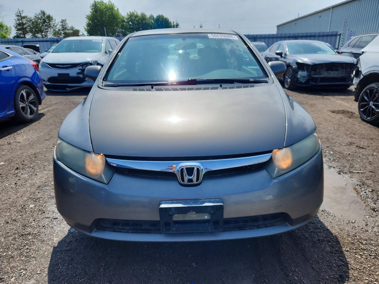 2008 Honda Civic Lx Серый vin: 2HGFA16538H116530
