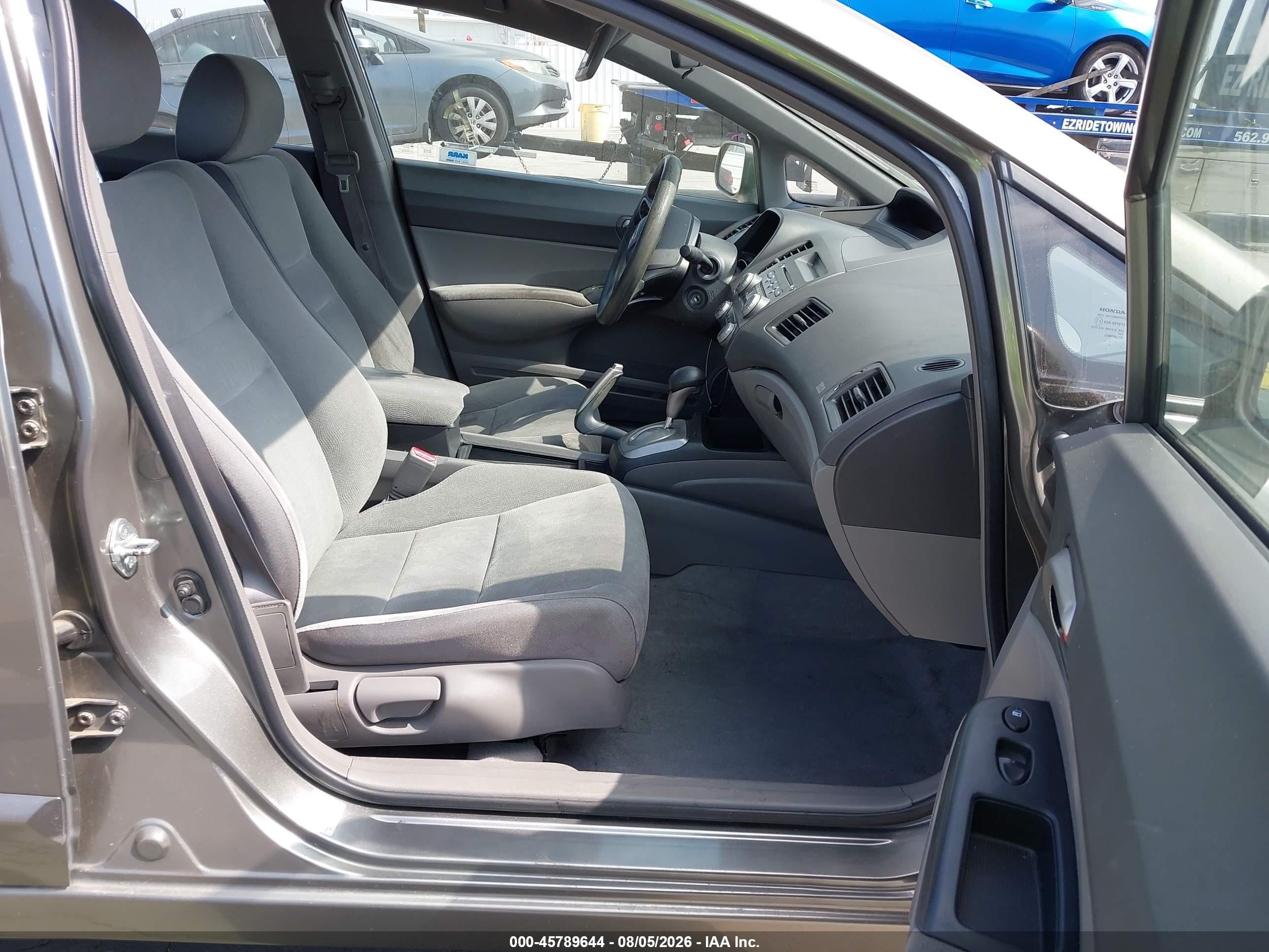 2008 Honda Civic Lx Gray vin: 2HGFA16538H309714