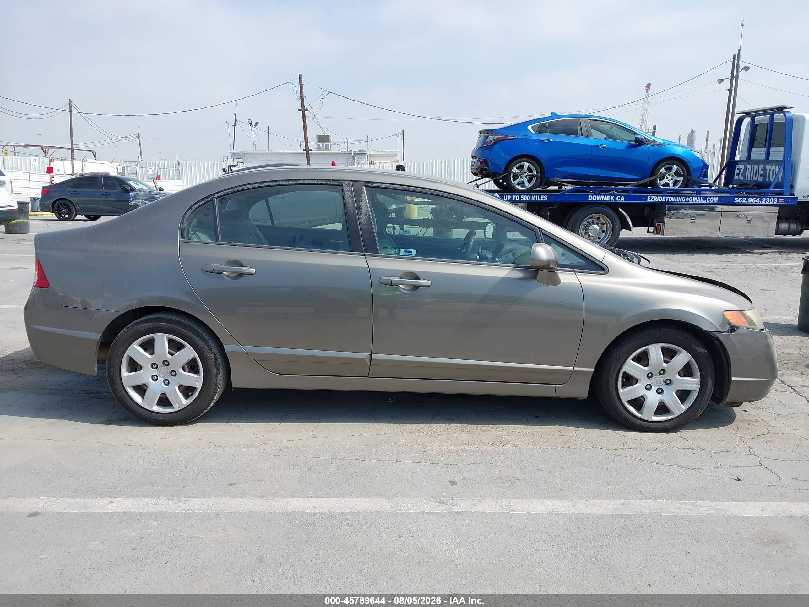 2008 Honda Civic Lx Gray vin: 2HGFA16538H309714