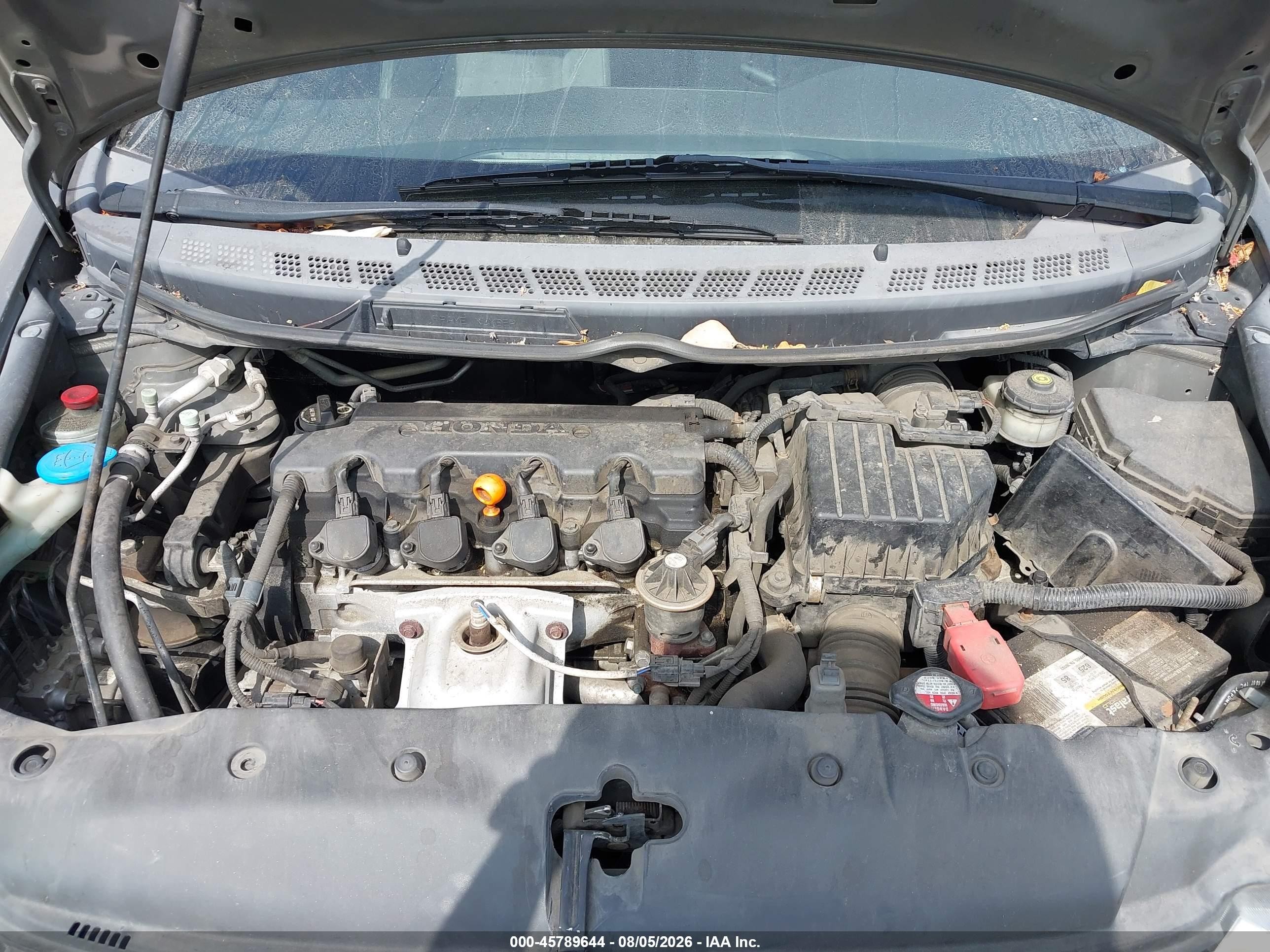 2008 Honda Civic Lx Gray vin: 2HGFA16538H309714