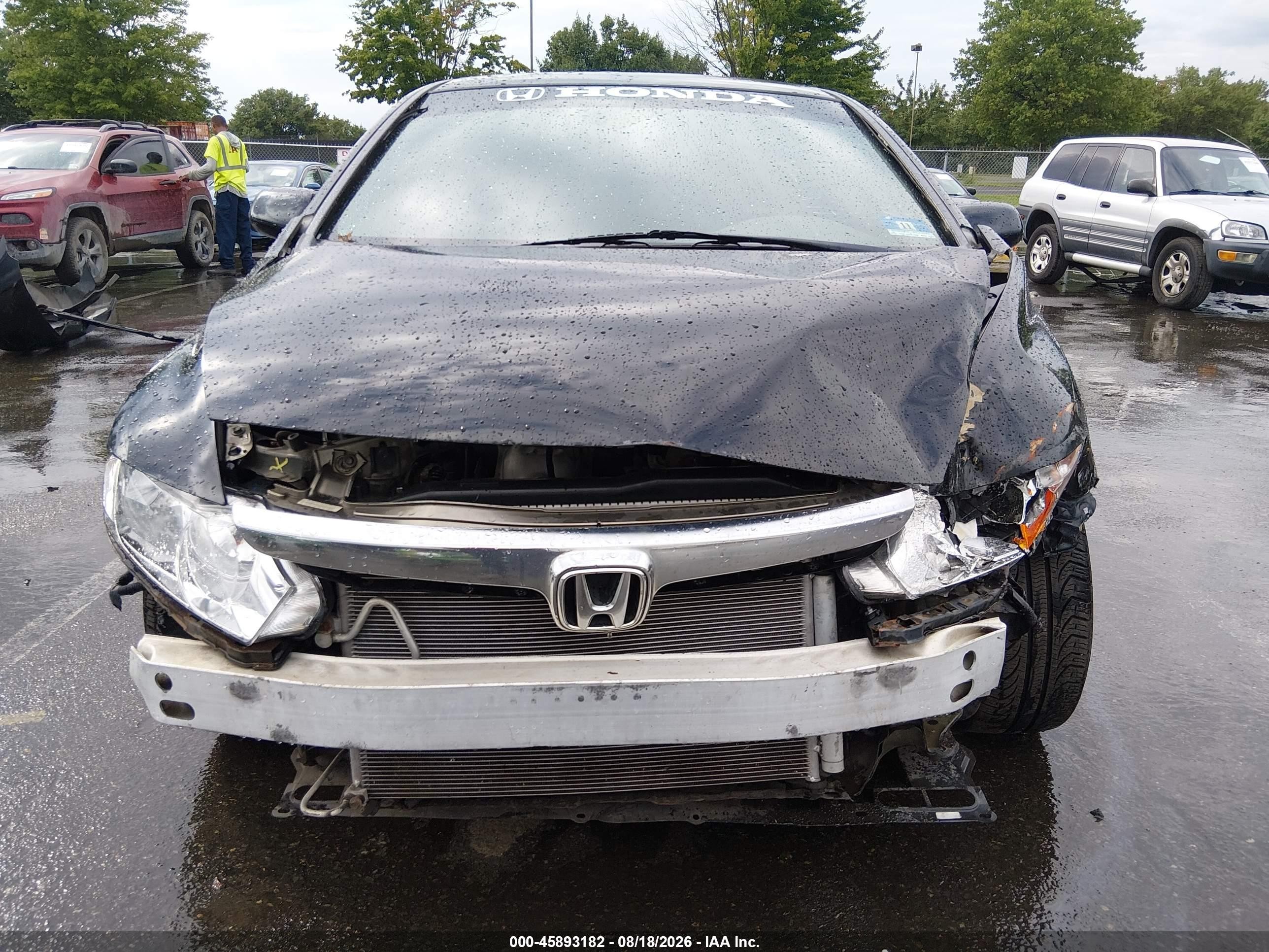 2008 Honda Civic Lx Black vin: 2HGFA16538H314850