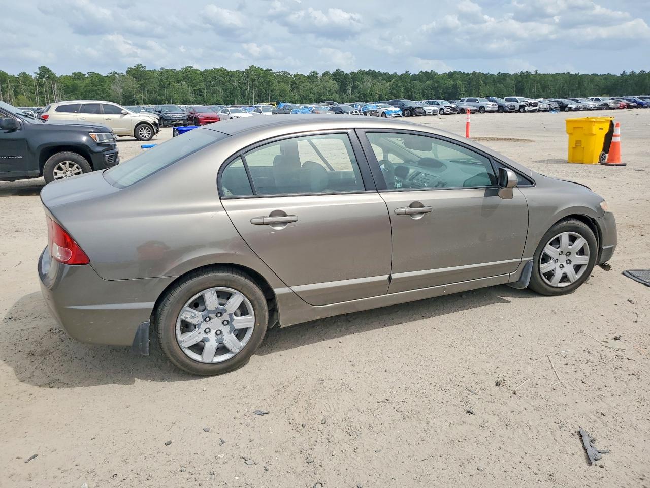 2008 Honda Civic Lx Gray vin: 2HGFA16538H321765