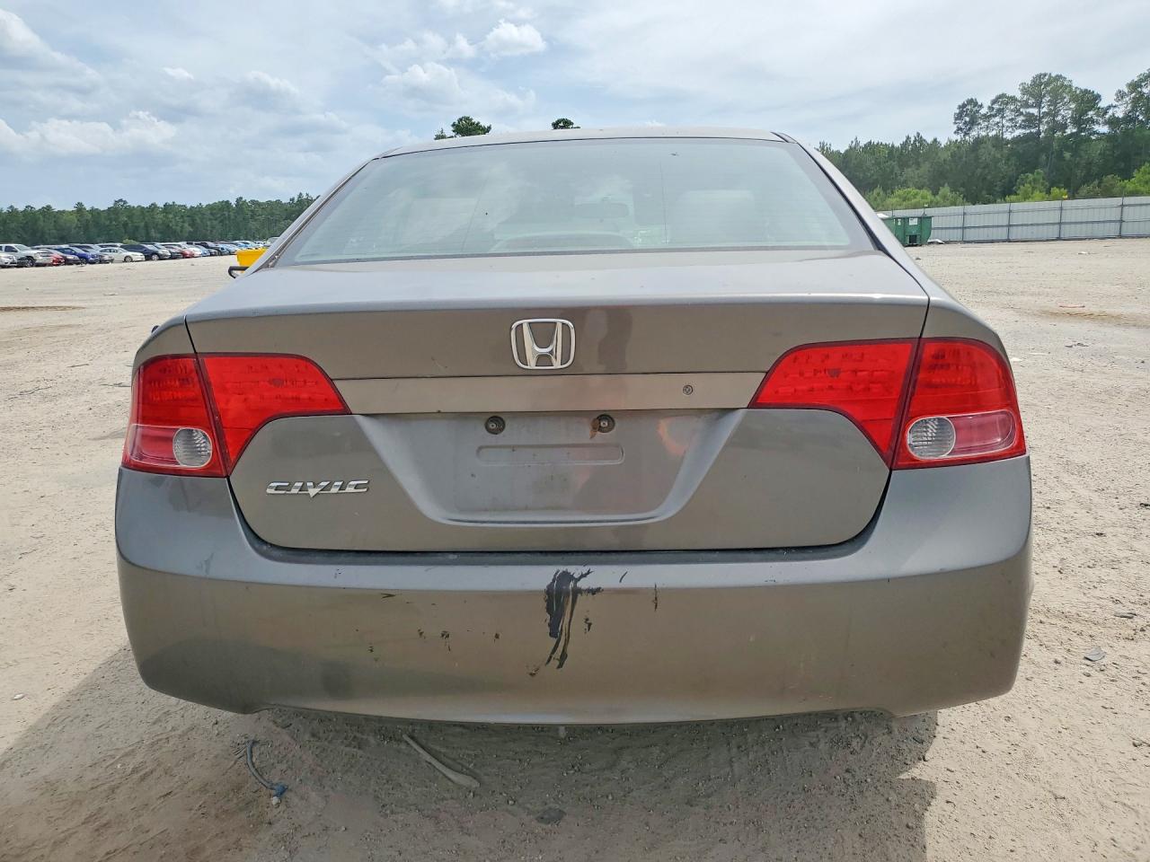 2008 Honda Civic Lx Gray vin: 2HGFA16538H321765