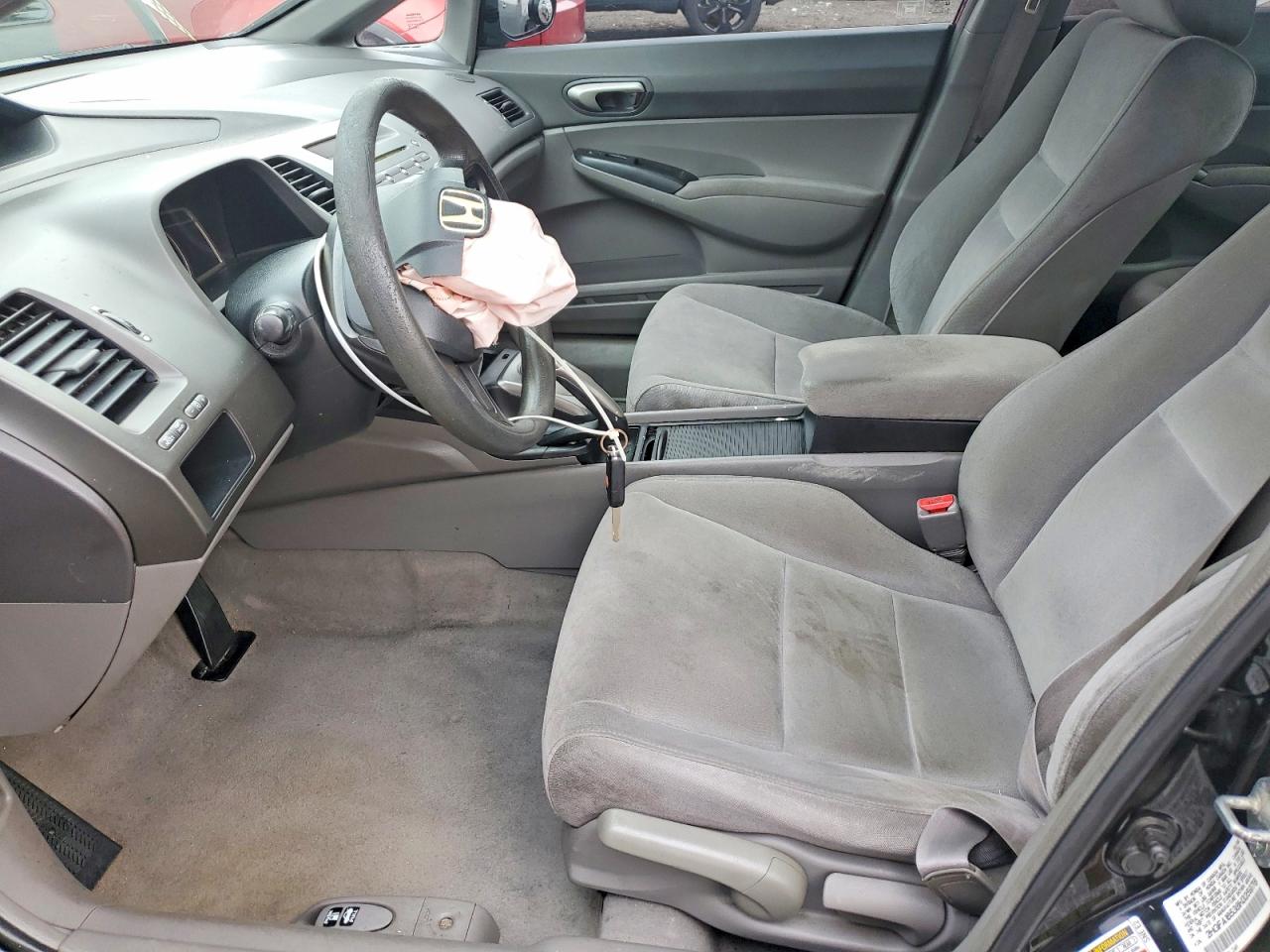 2008 Honda Civic Lx Black vin: 2HGFA16538H325976
