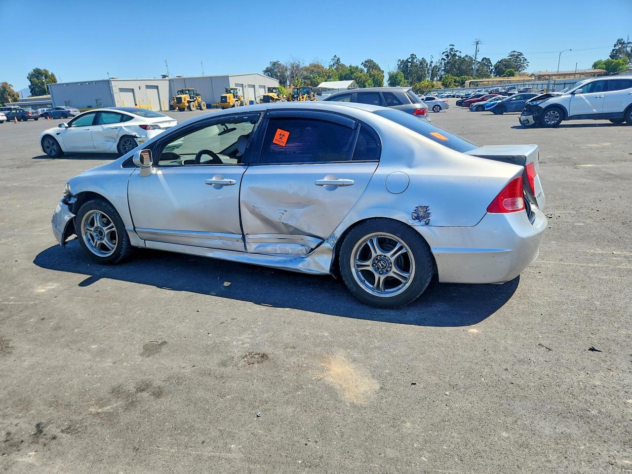 2008 Honda Civic Lx Silver vin: 2HGFA16538H326304