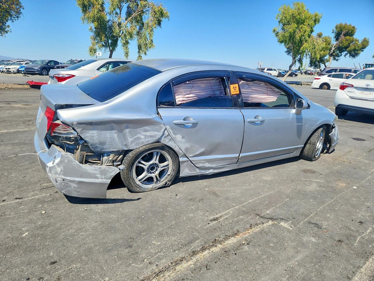 2008 Honda Civic Lx Silver vin: 2HGFA16538H326304