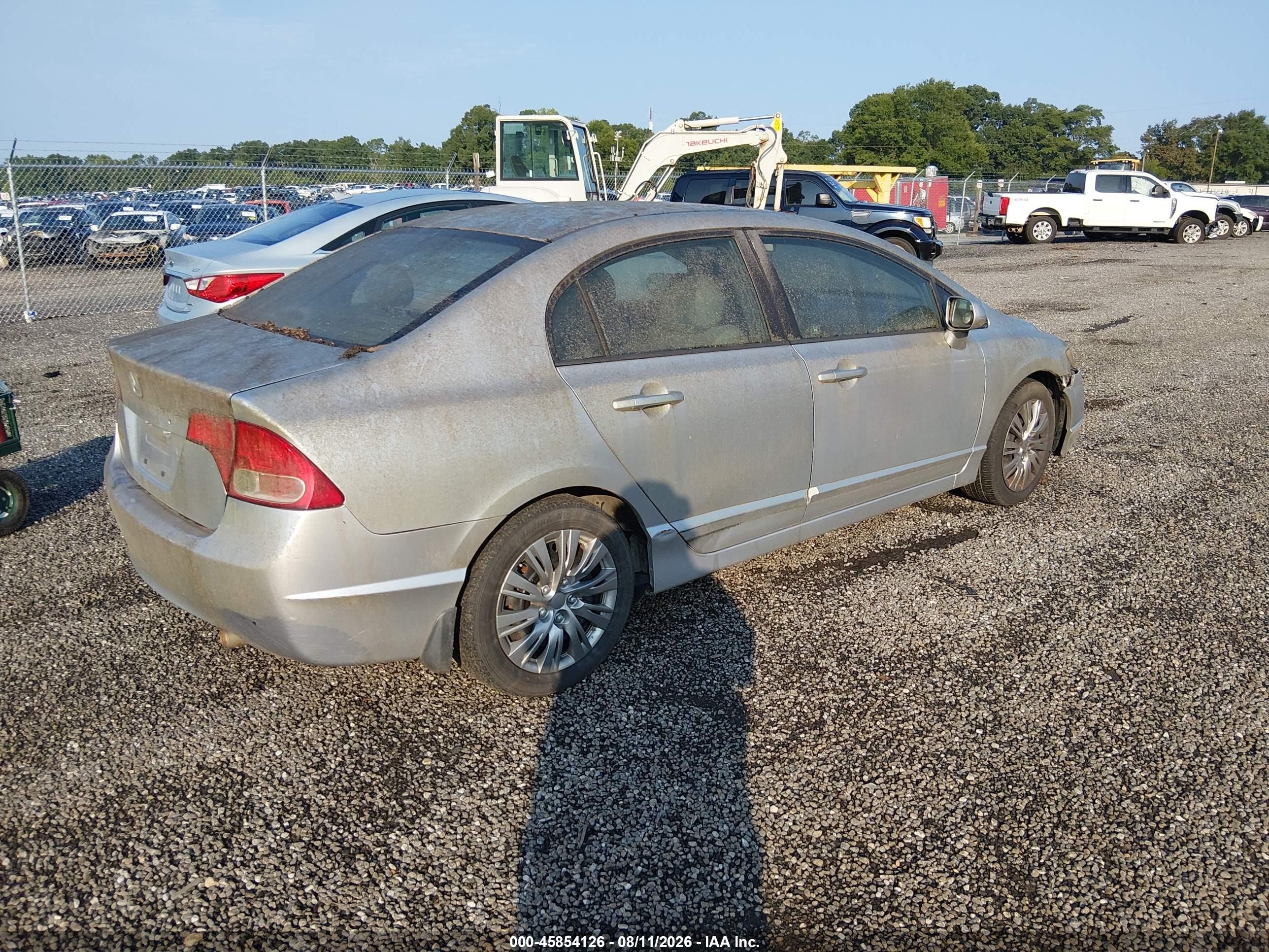 2008 Honda Civic Lx Silver vin: 2HGFA16538H327226