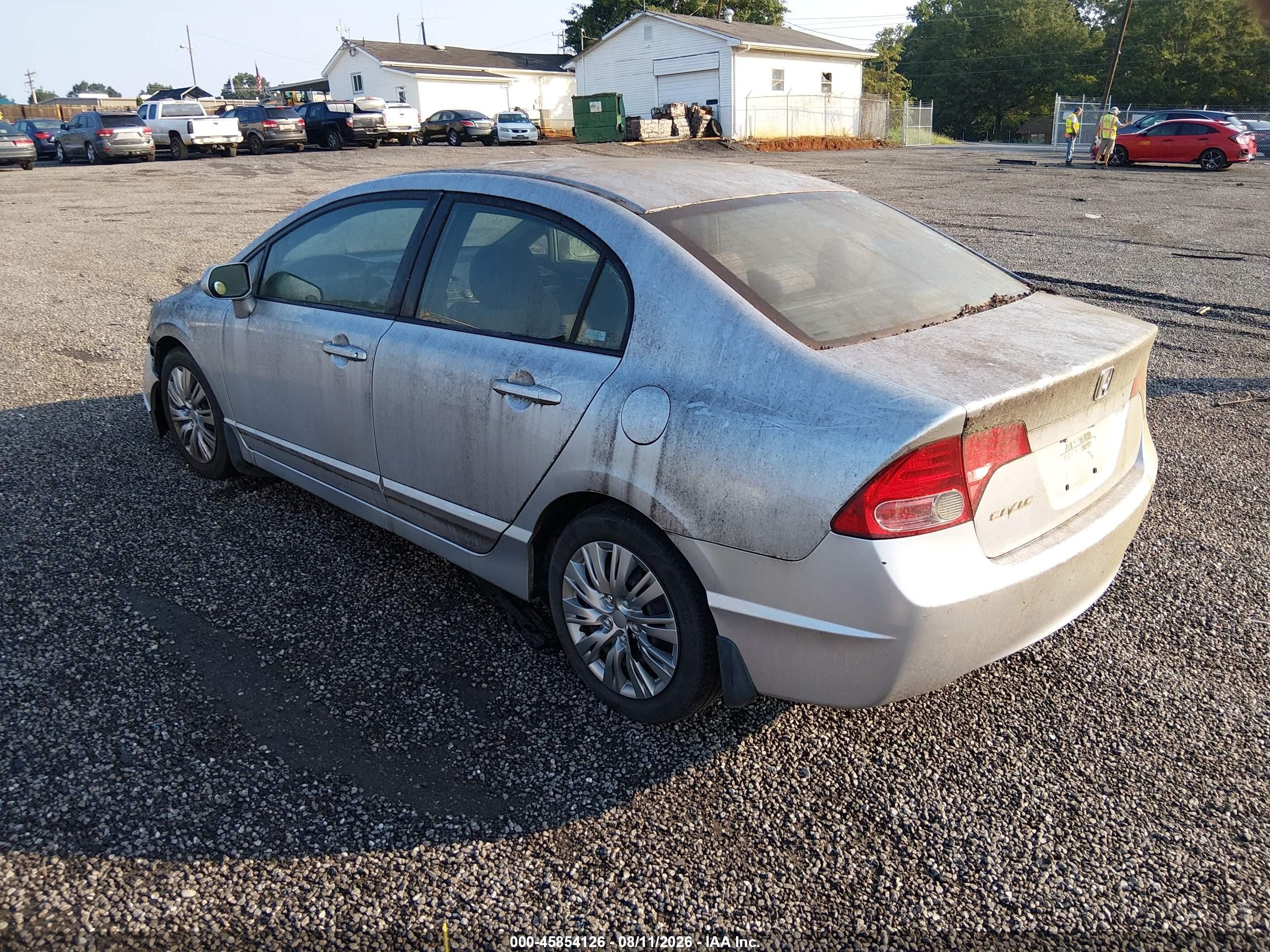 2008 Honda Civic Lx Silver vin: 2HGFA16538H327226