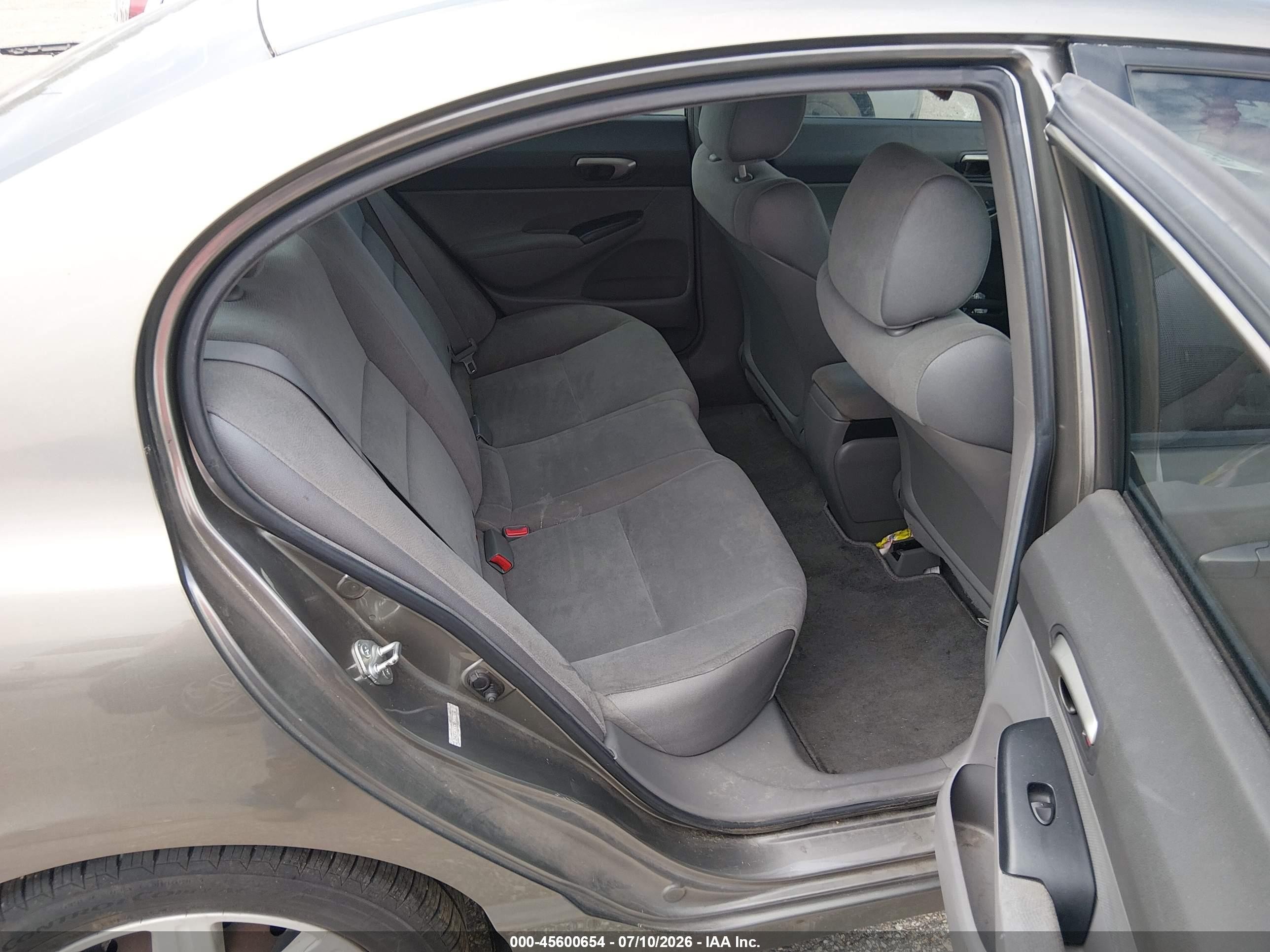 2008 Honda Civic Lx Gray vin: 2HGFA16538H337982