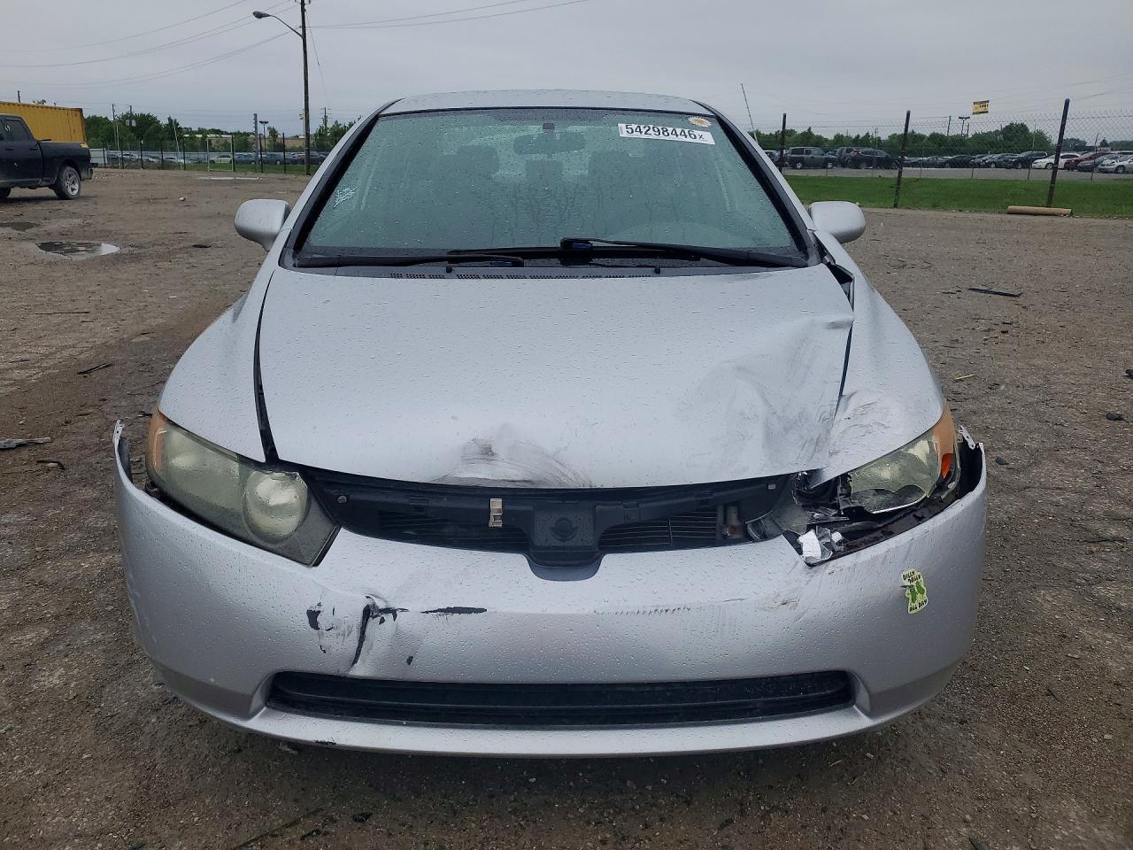 2008 Honda Civic Lx Silver vin: 2HGFA16538H343619