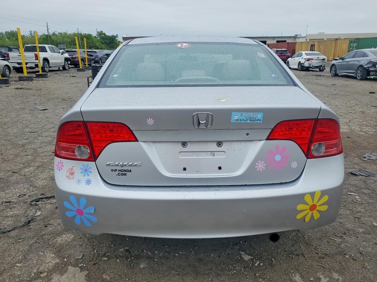 2008 Honda Civic Lx Silver vin: 2HGFA16538H343619