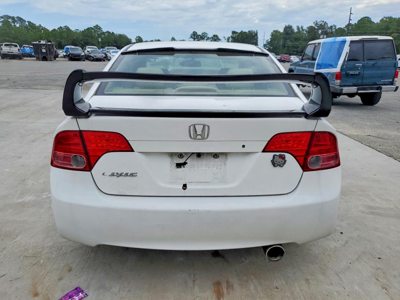 2008 Honda Civic Lx White vin: 2HGFA16538H354152