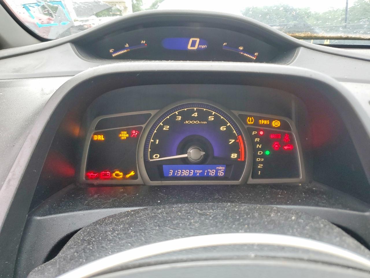 2008 Honda Civic Lx Black vin: 2HGFA16538H356175