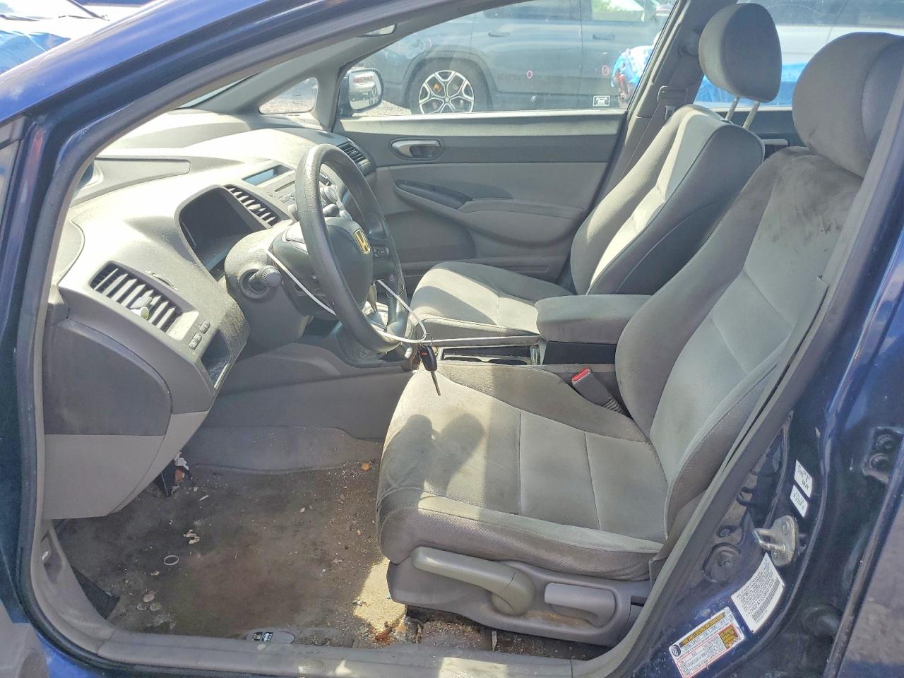 2008 Honda Civic Lx Blue vin: 2HGFA16538H510206