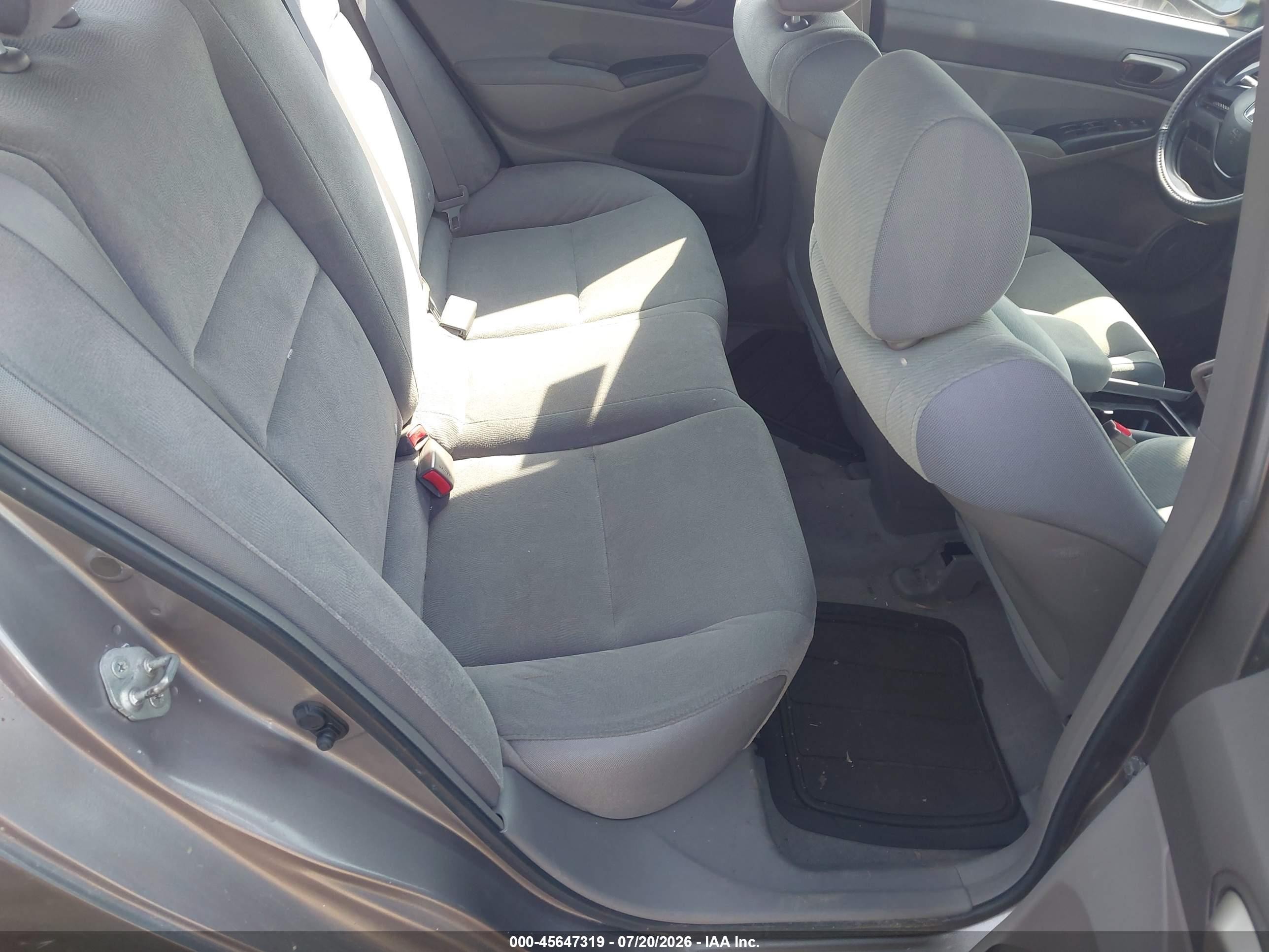 2008 Honda Civic Lx Gray vin: 2HGFA16538H510612
