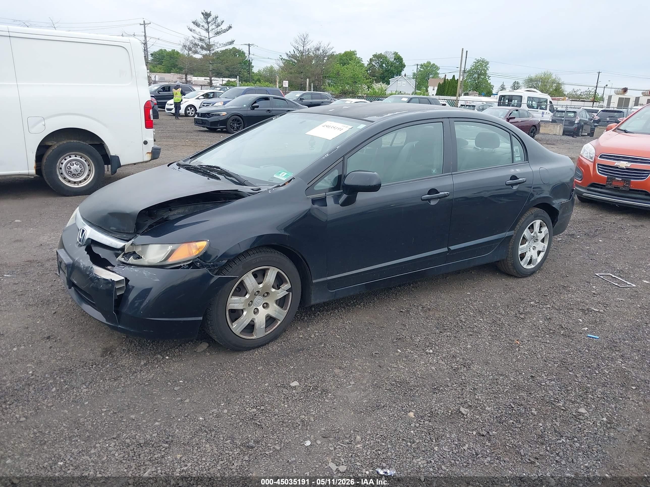2008 Honda Civic Lx Black vin: 2HGFA16538H521318
