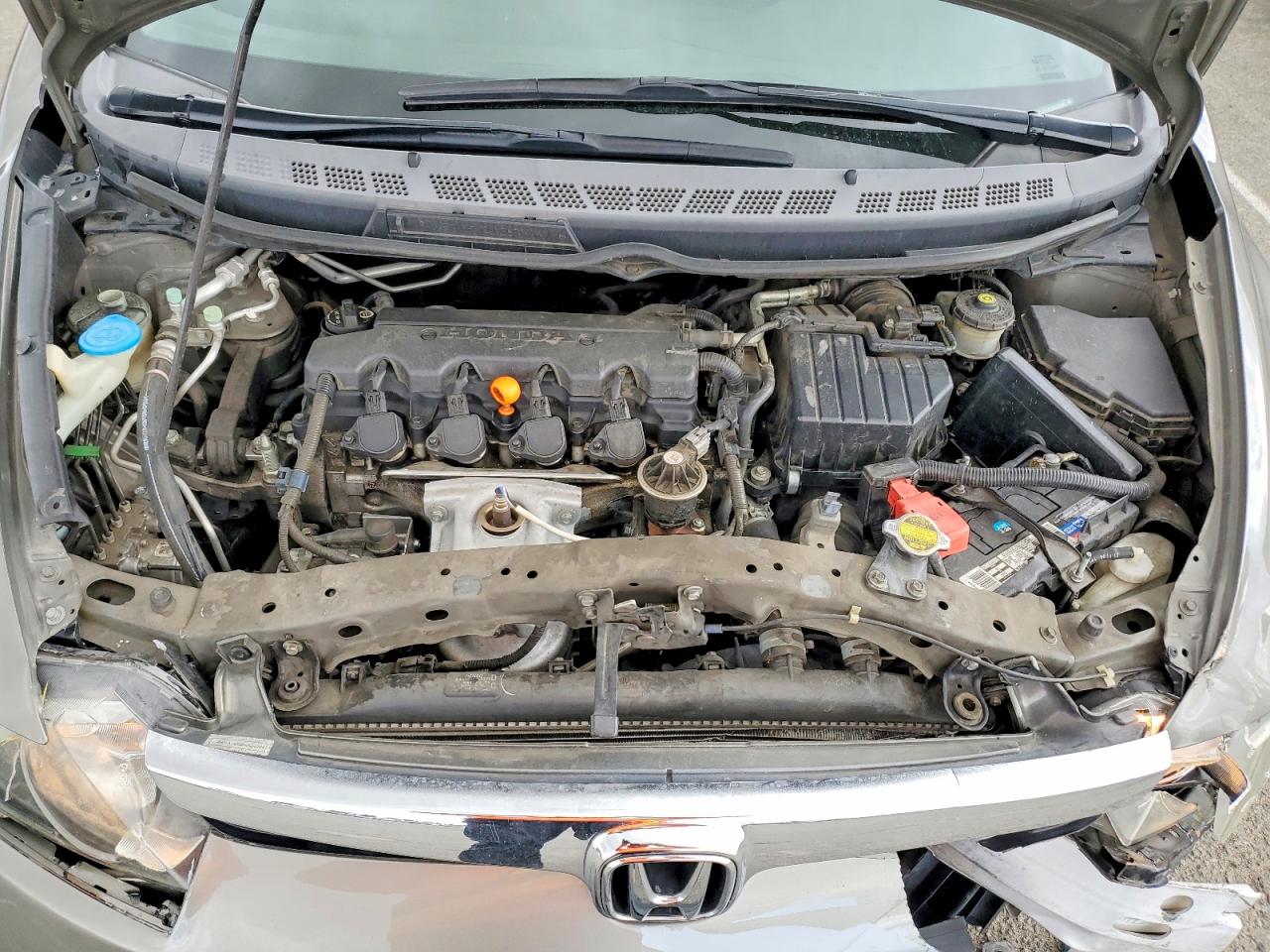 2008 Honda Civic Lx Gray vin: 2HGFA16538H524994