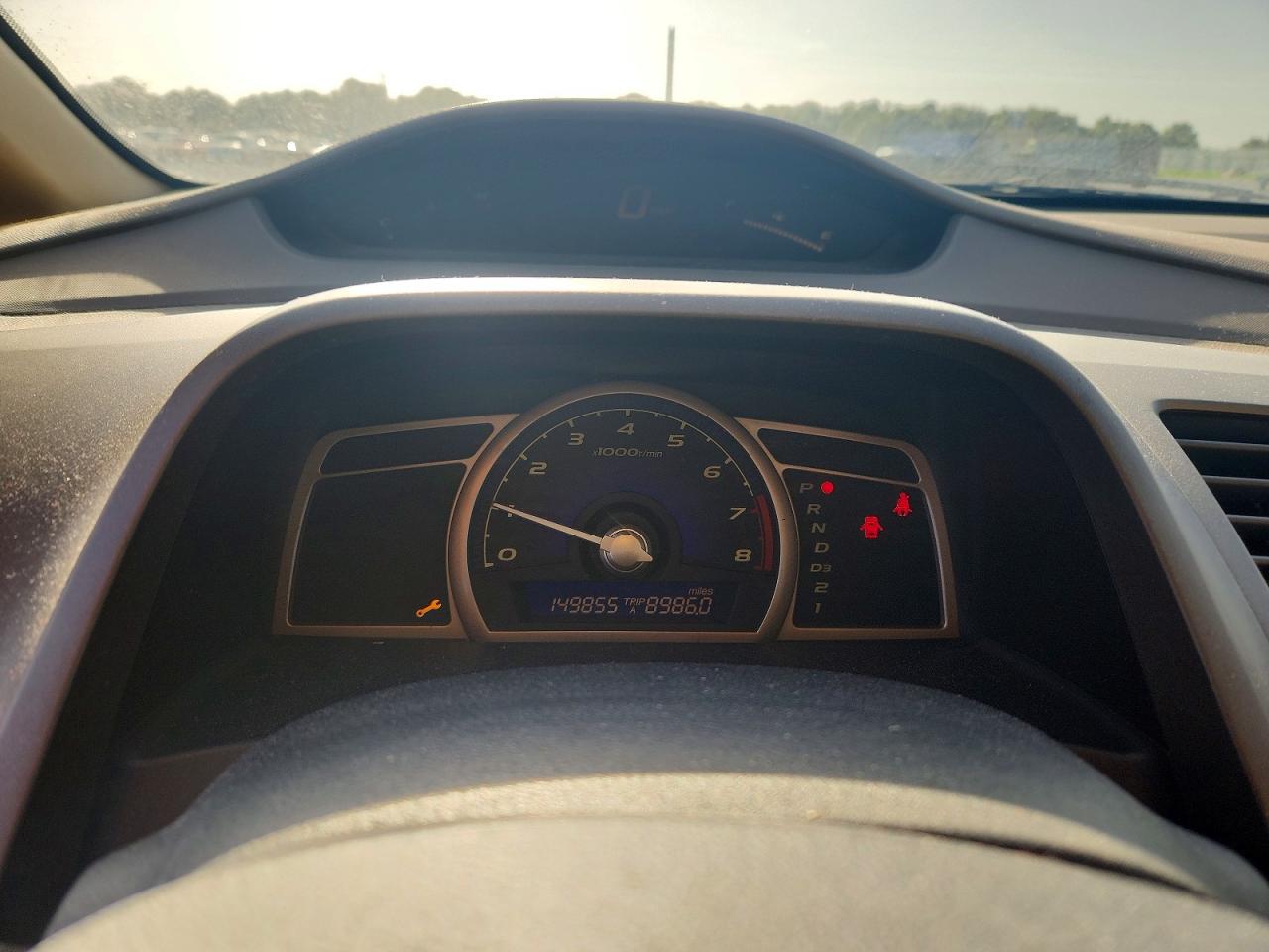 2008 Honda Civic Lx Бордовый vin: 2HGFA16538H530424