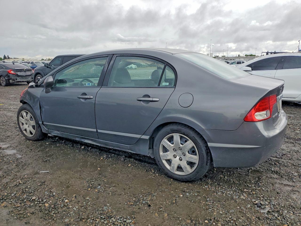 2009 Honda Civic Lx Gray vin: 2HGFA16539H304613