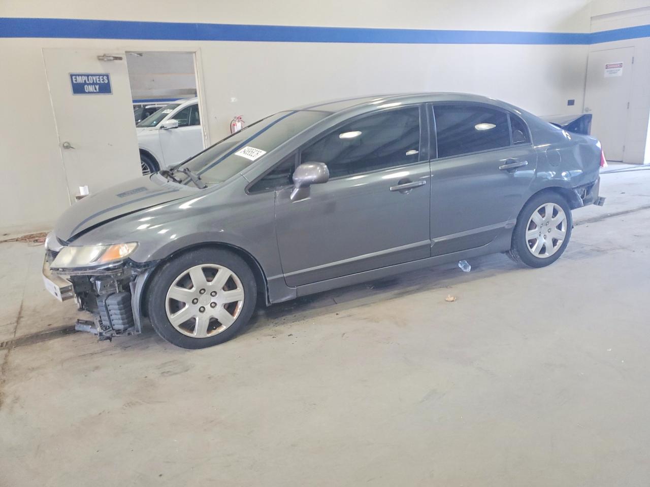 2009 Honda Civic Lx Gray vin: 2HGFA16539H306975