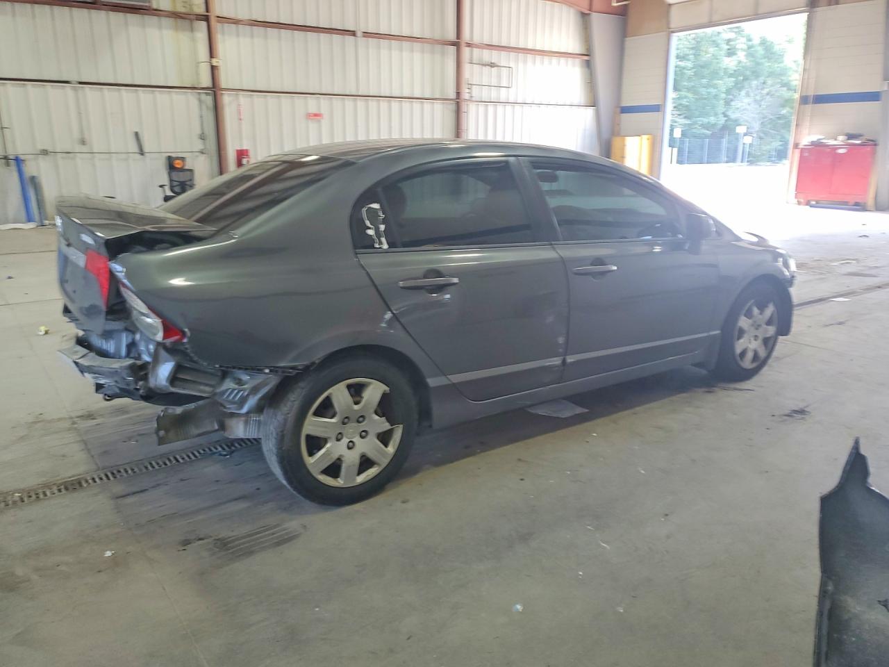 2009 Honda Civic Lx Gray vin: 2HGFA16539H306975