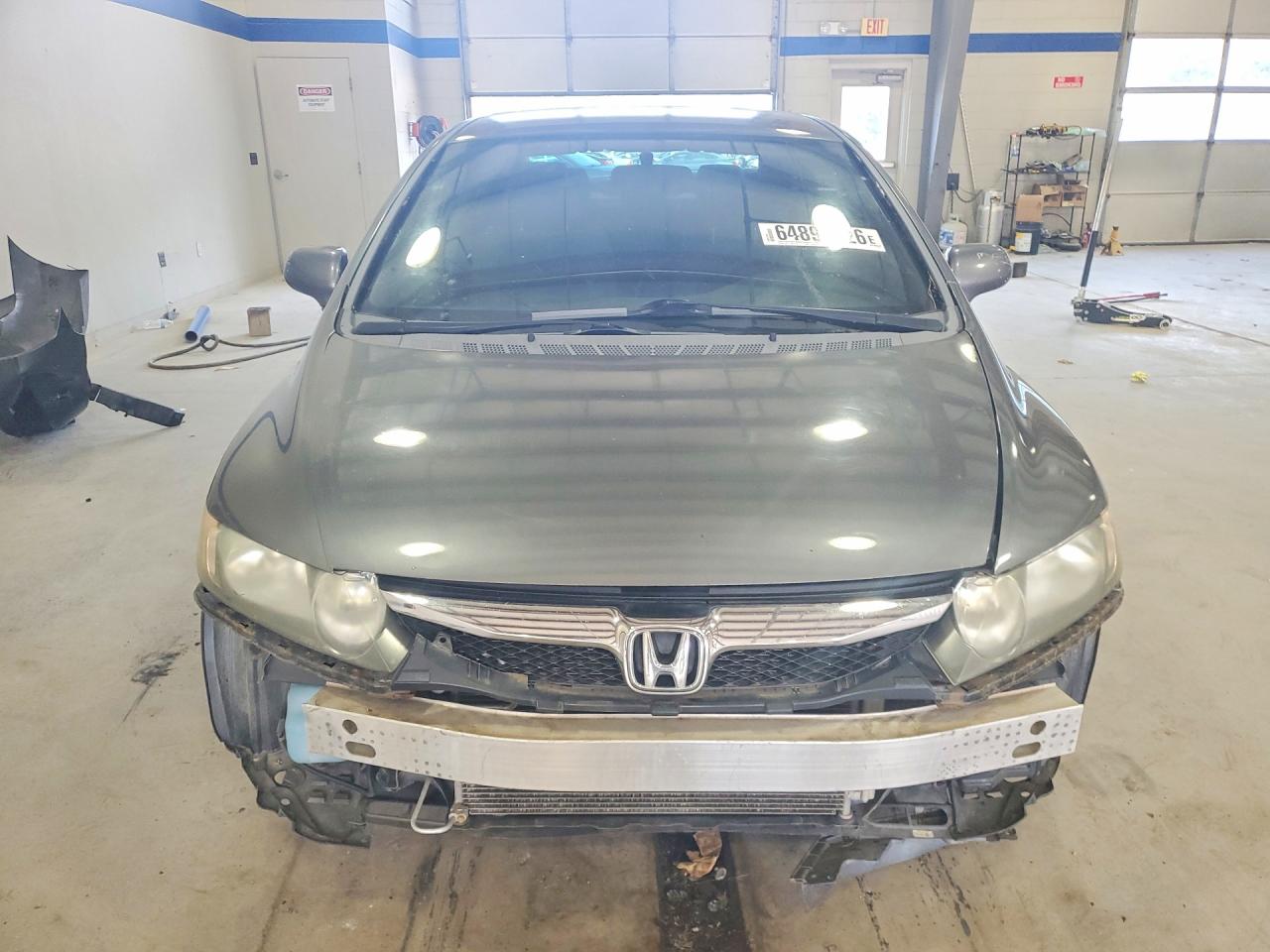 2009 Honda Civic Lx Gray vin: 2HGFA16539H306975