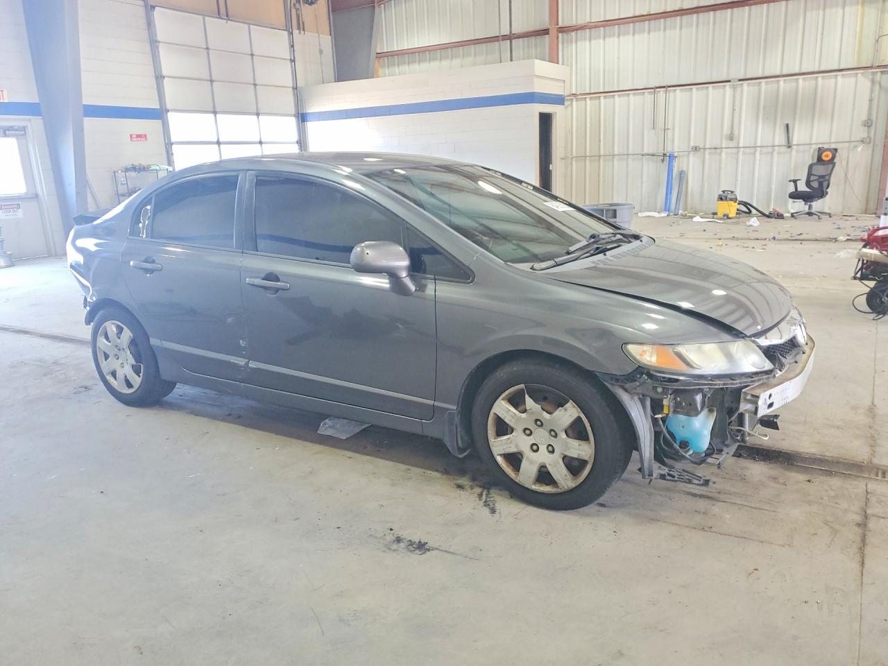 2009 Honda Civic Lx Gray vin: 2HGFA16539H306975