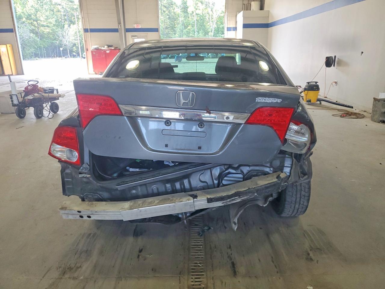 2009 Honda Civic Lx Gray vin: 2HGFA16539H306975