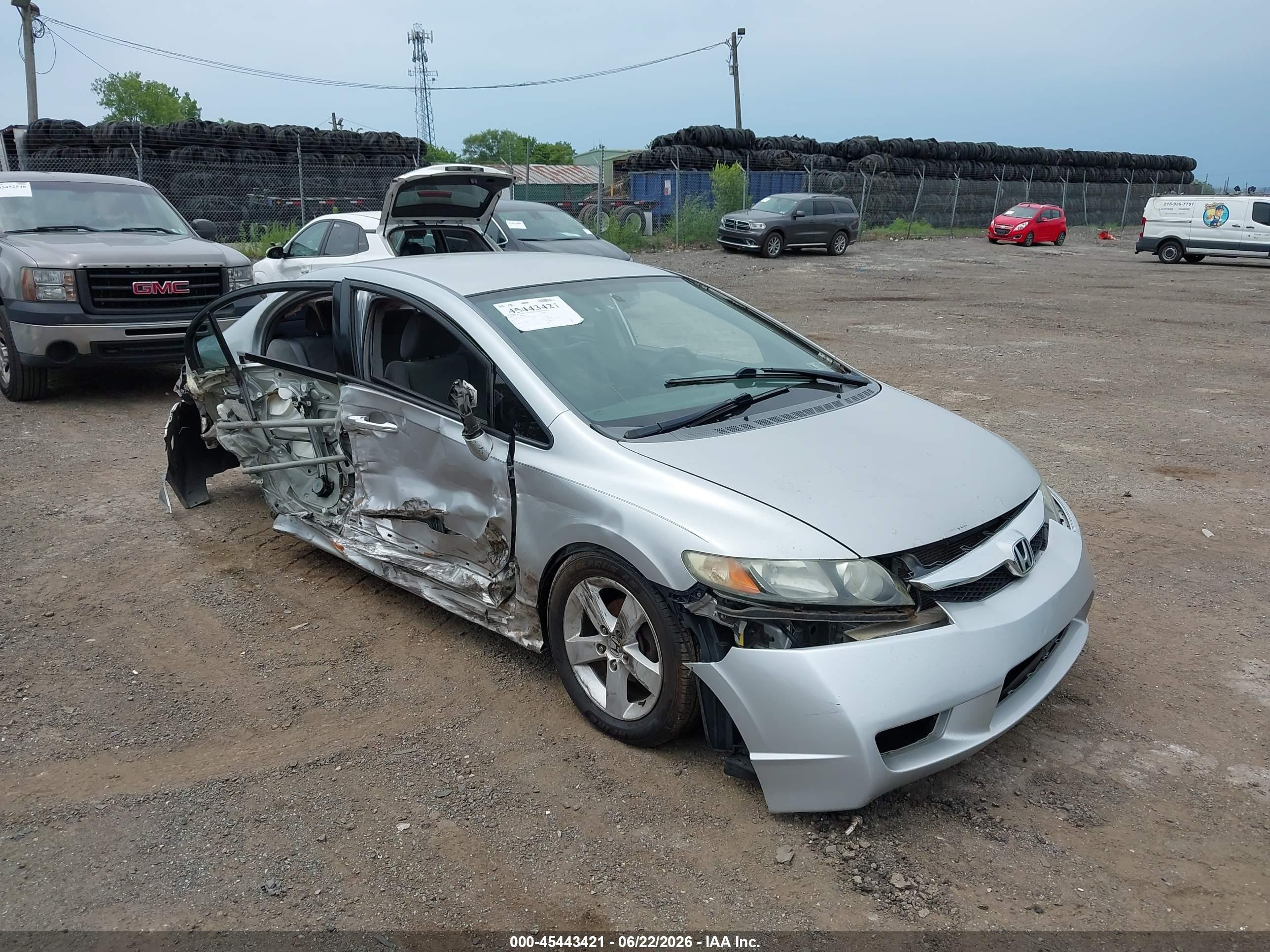 2009 Honda Civic Lx Silver vin: 2HGFA16539H308242