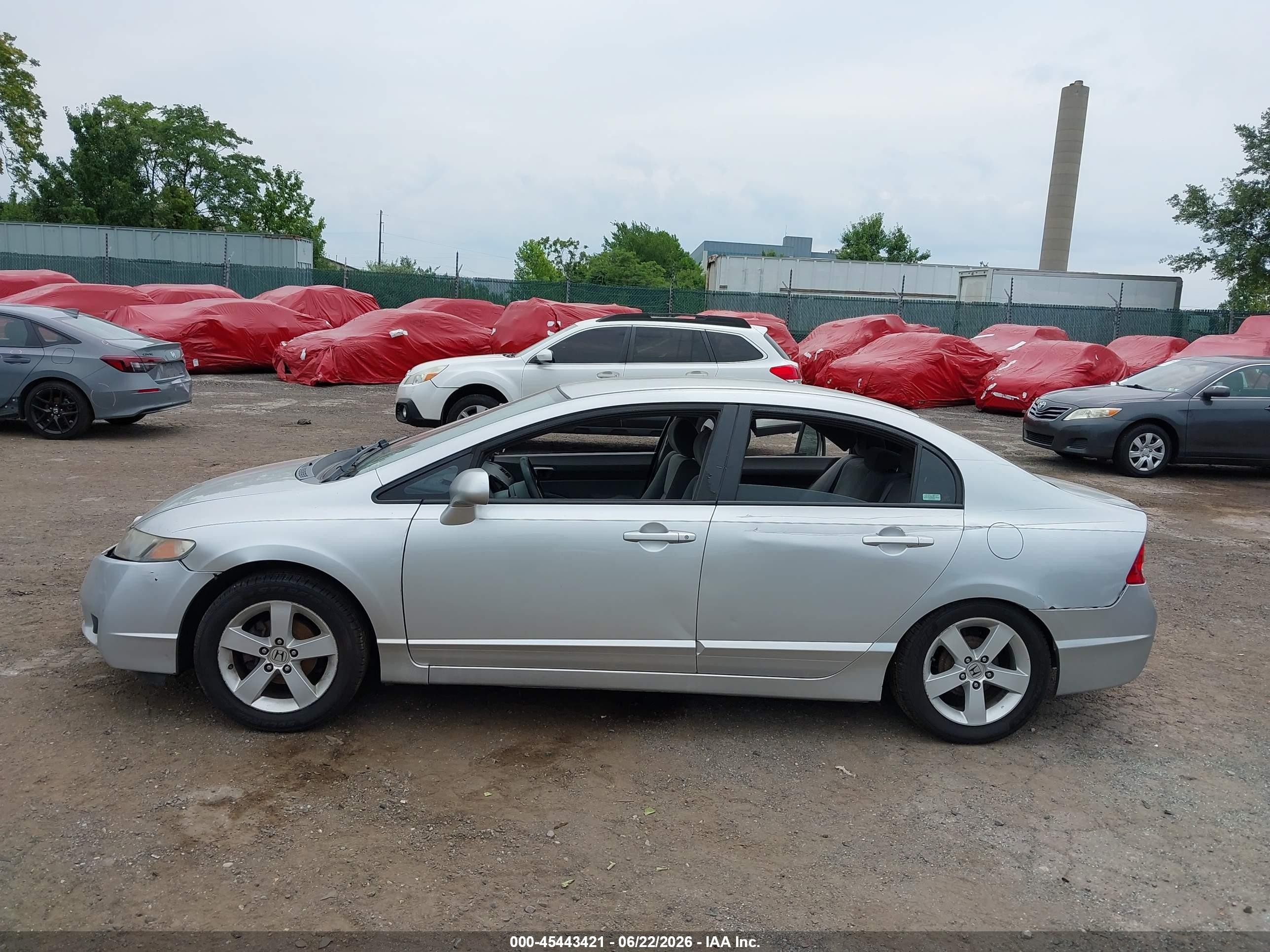 2009 Honda Civic Lx Silver vin: 2HGFA16539H308242