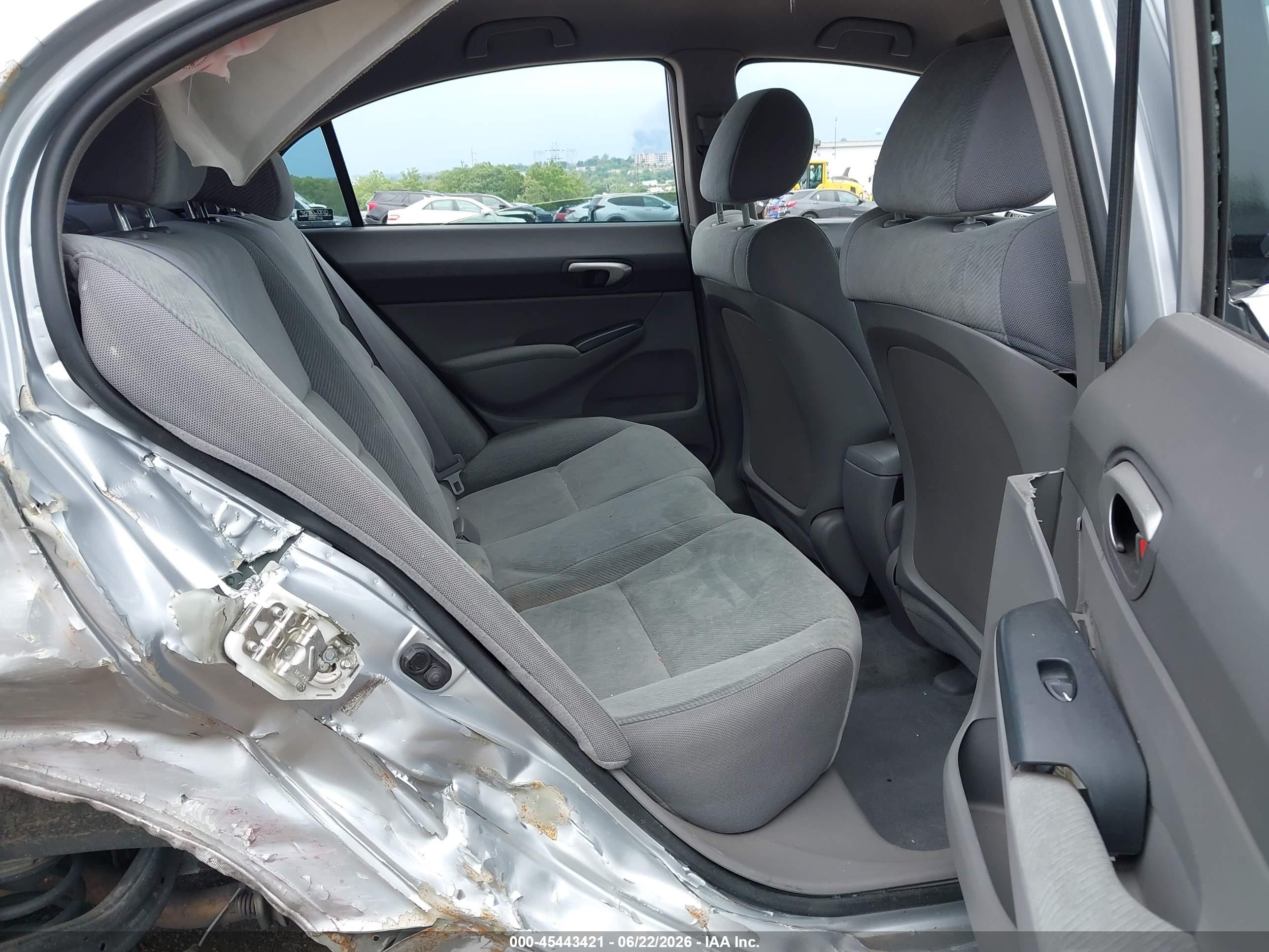 2009 Honda Civic Lx Silver vin: 2HGFA16539H308242