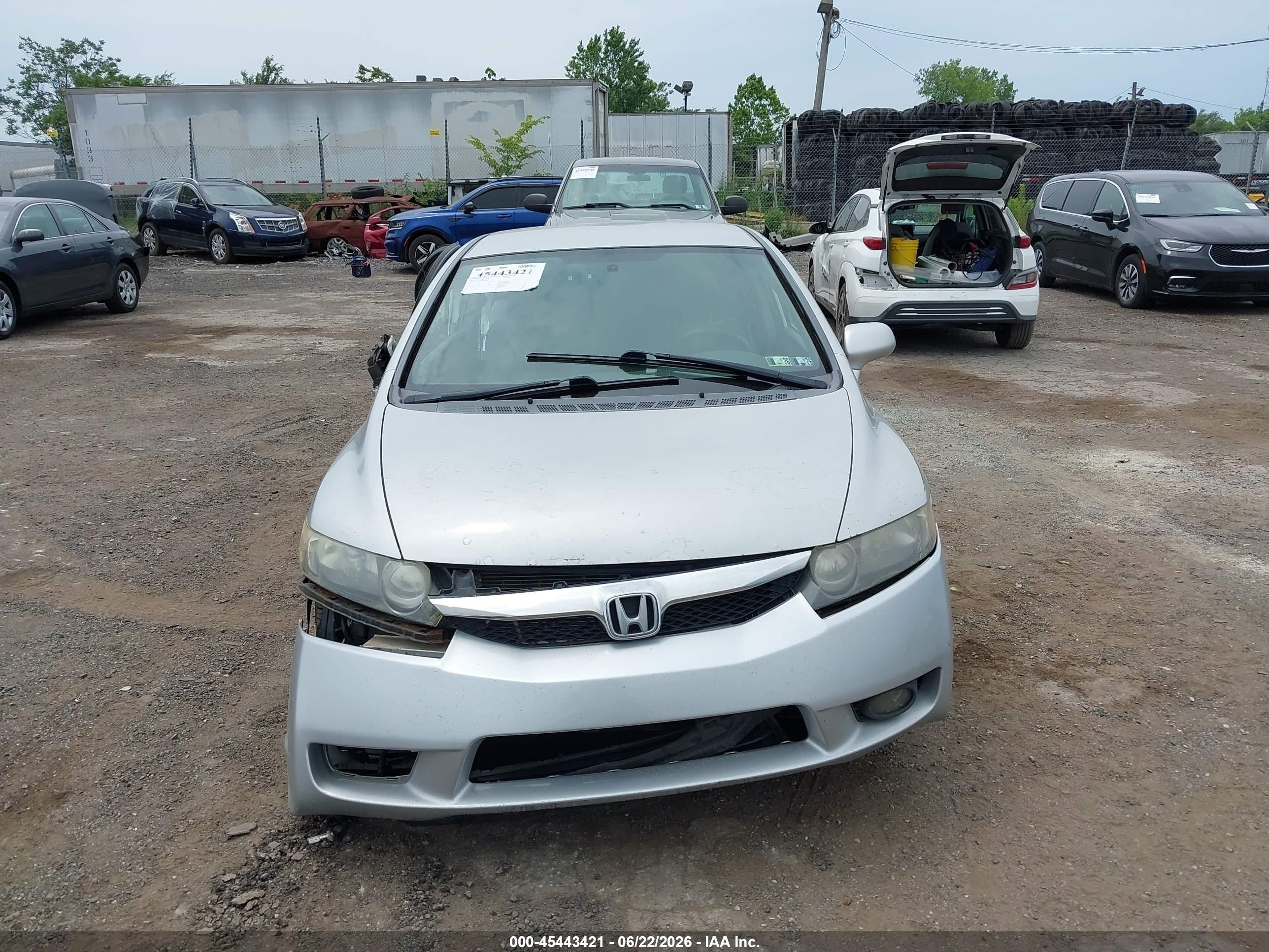 2009 Honda Civic Lx Silver vin: 2HGFA16539H308242