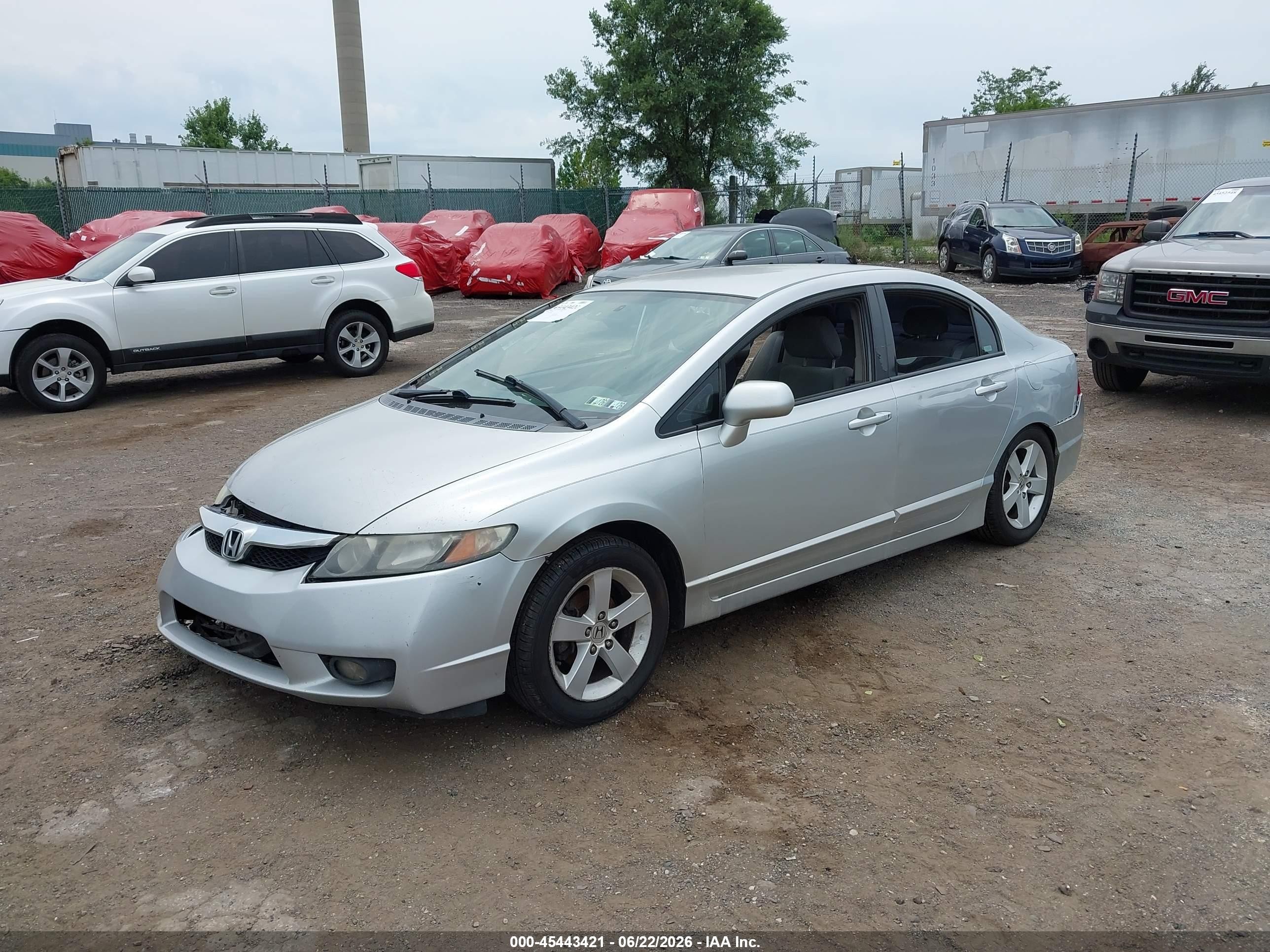 2009 Honda Civic Lx Silver vin: 2HGFA16539H308242