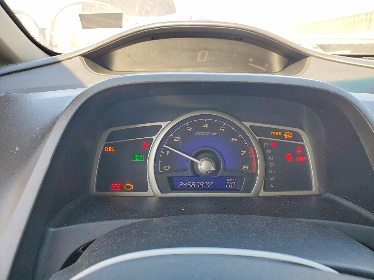 2009 Honda Civic Lx White vin: 2HGFA16539H308323