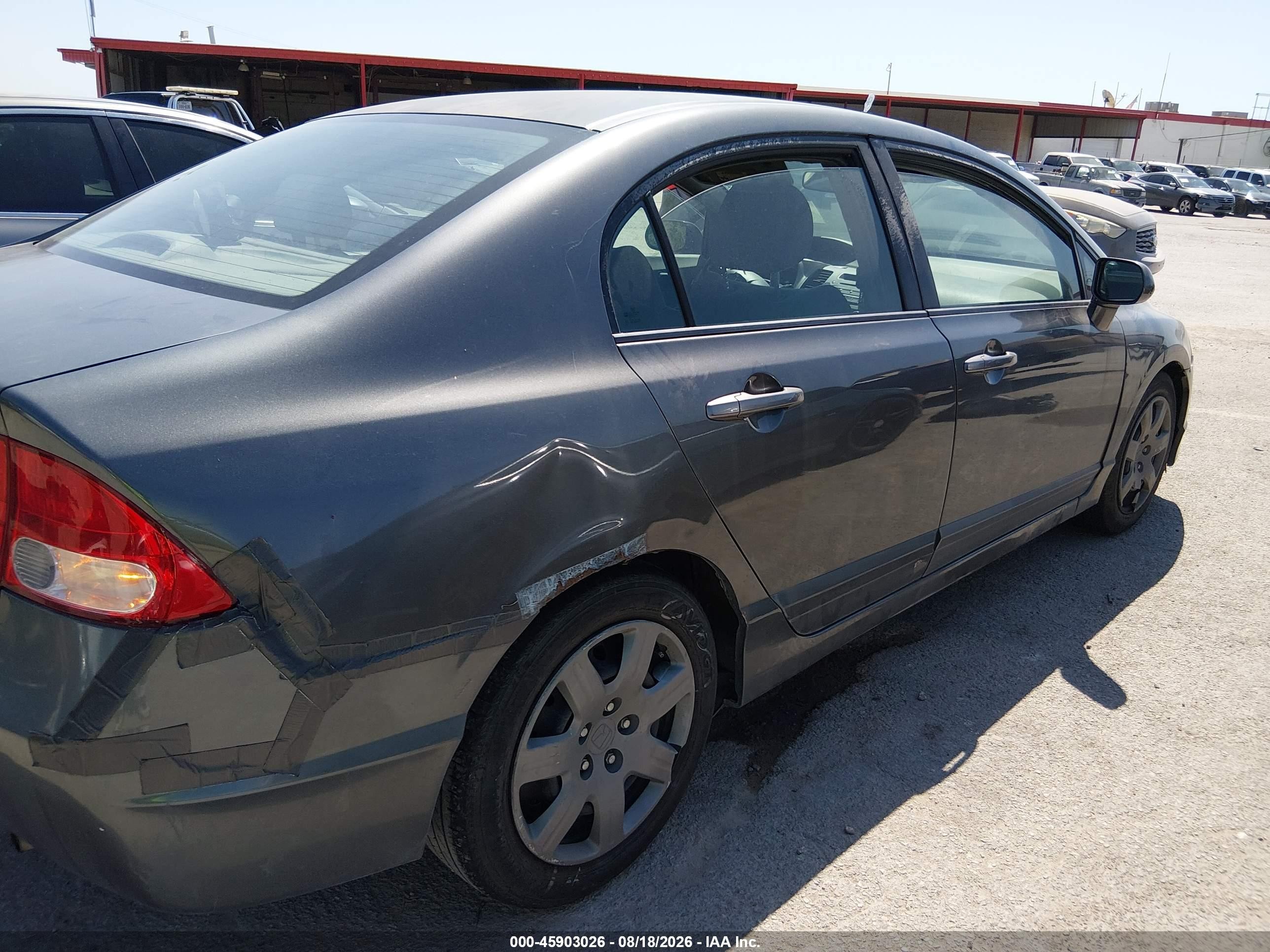 2009 Honda Civic Lx Коричневый vin: 2HGFA16539H309522