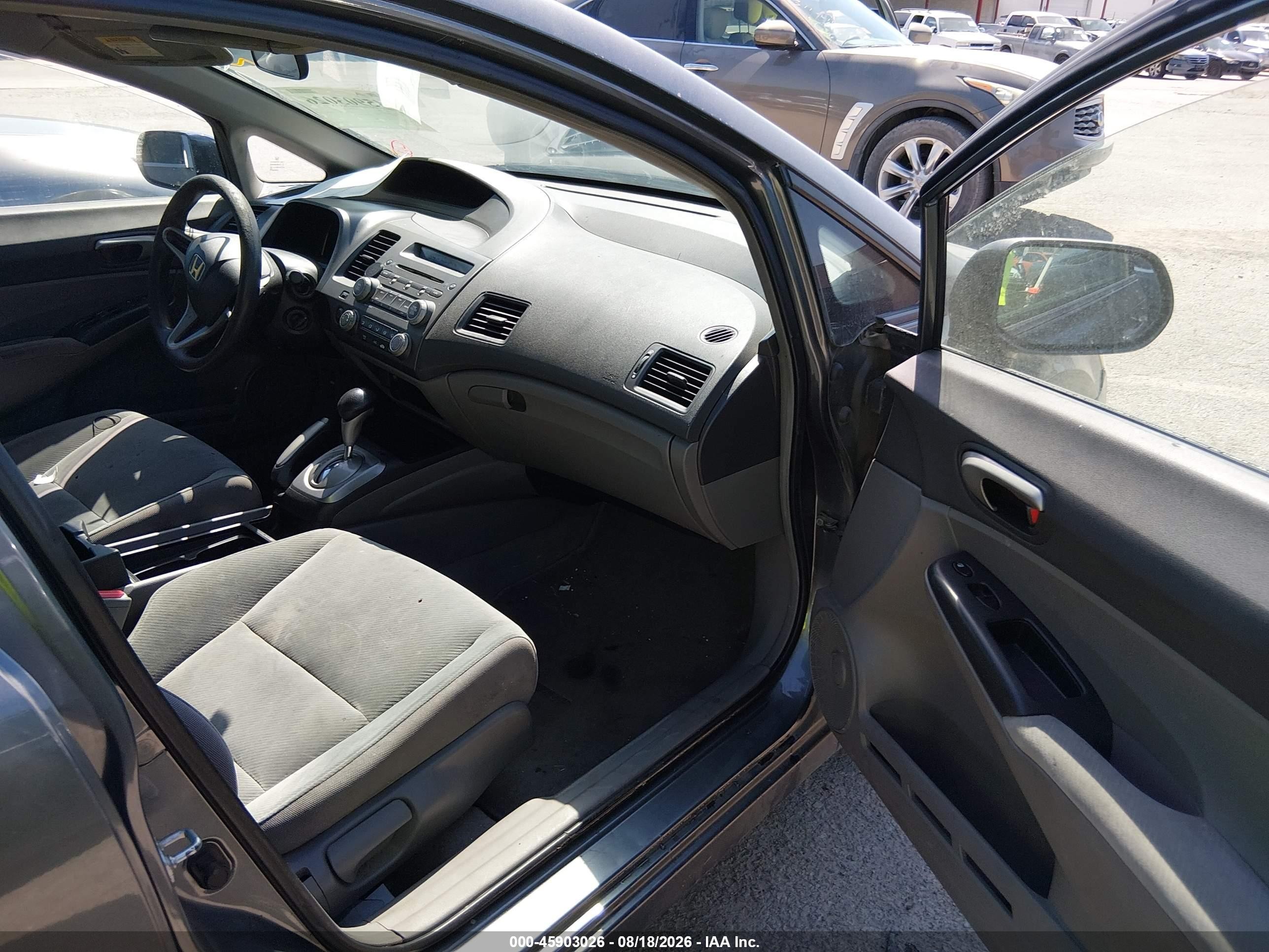 2009 Honda Civic Lx Коричневый vin: 2HGFA16539H309522