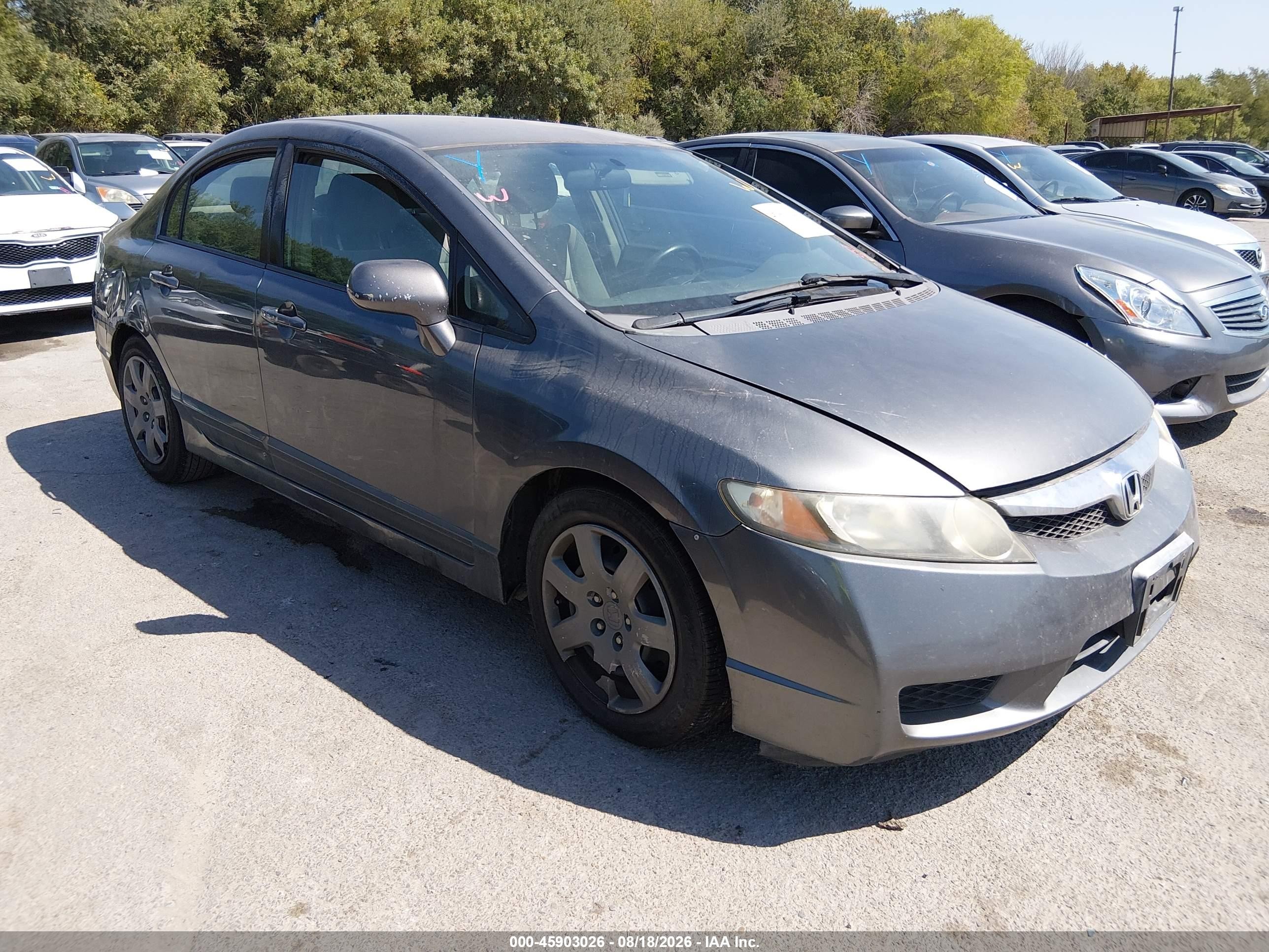 2009 Honda Civic Lx Brown vin: 2HGFA16539H309522