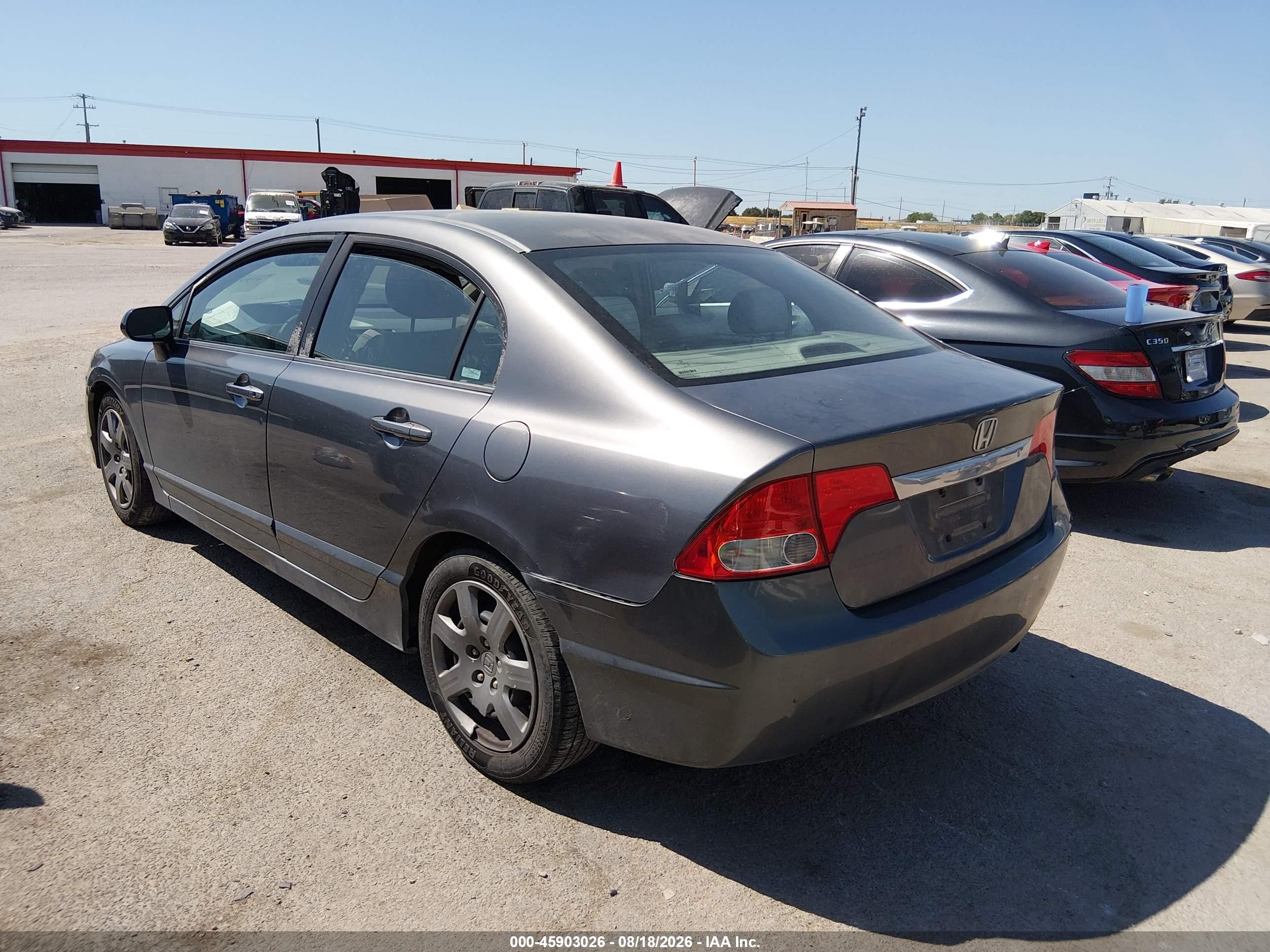 2009 Honda Civic Lx Коричневый vin: 2HGFA16539H309522