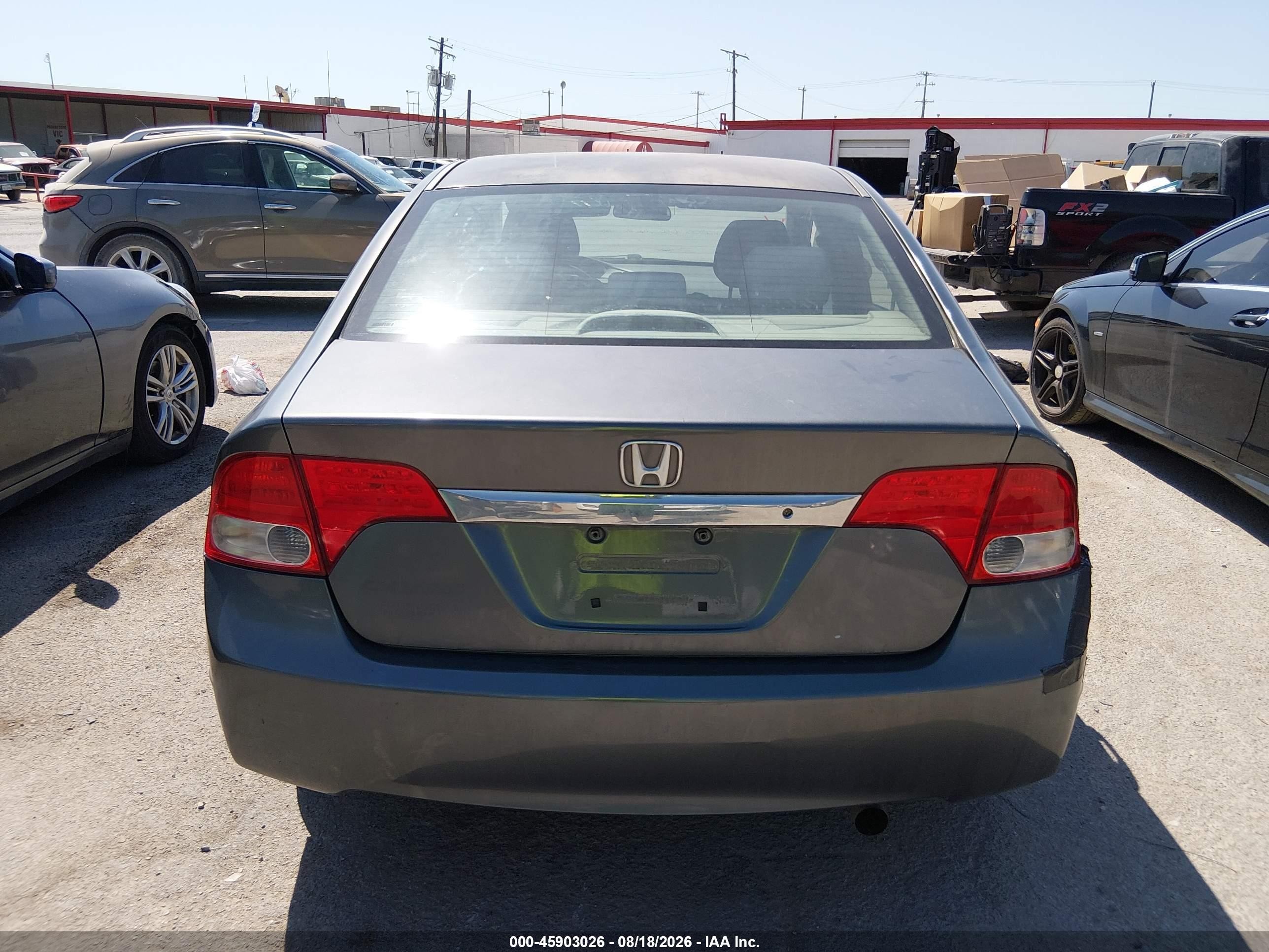 2009 Honda Civic Lx Коричневый vin: 2HGFA16539H309522