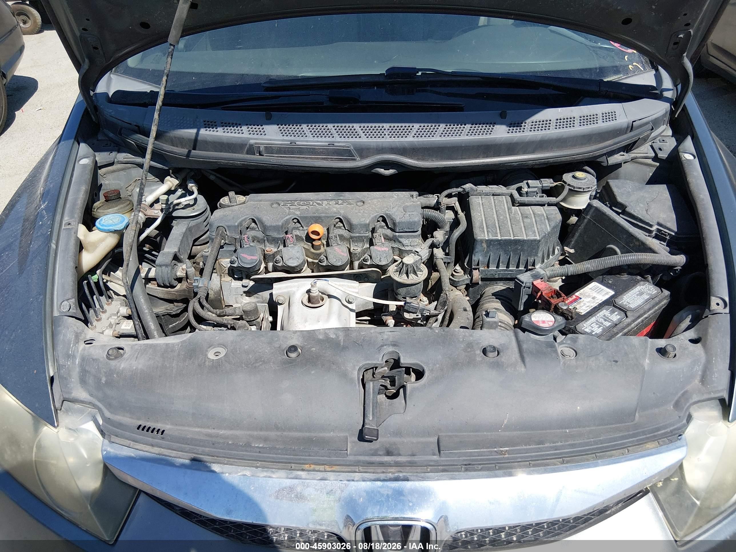 2009 Honda Civic Lx Коричневый vin: 2HGFA16539H309522