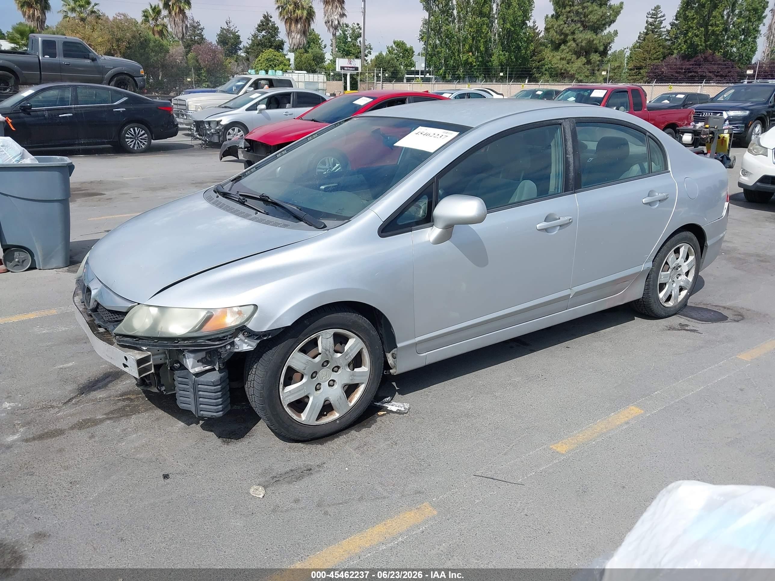 2009 Honda Civic Lx Серебряный vin: 2HGFA16539H319435