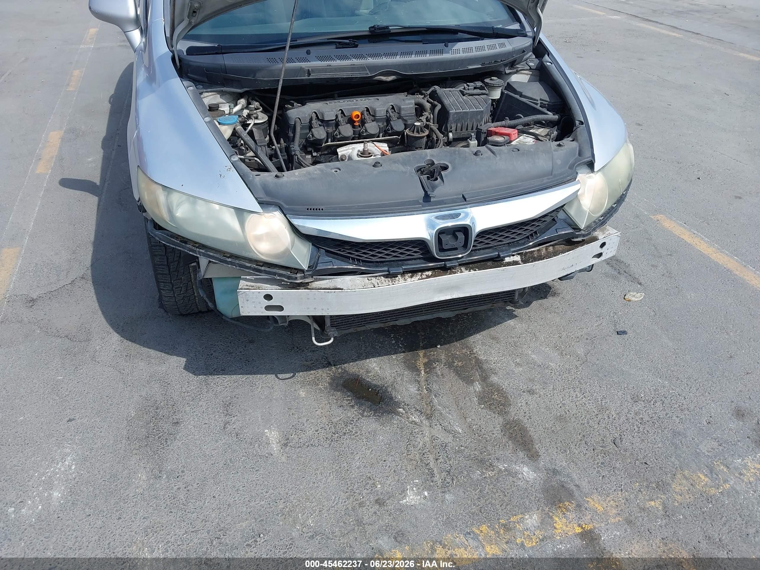 2009 Honda Civic Lx Серебряный vin: 2HGFA16539H319435
