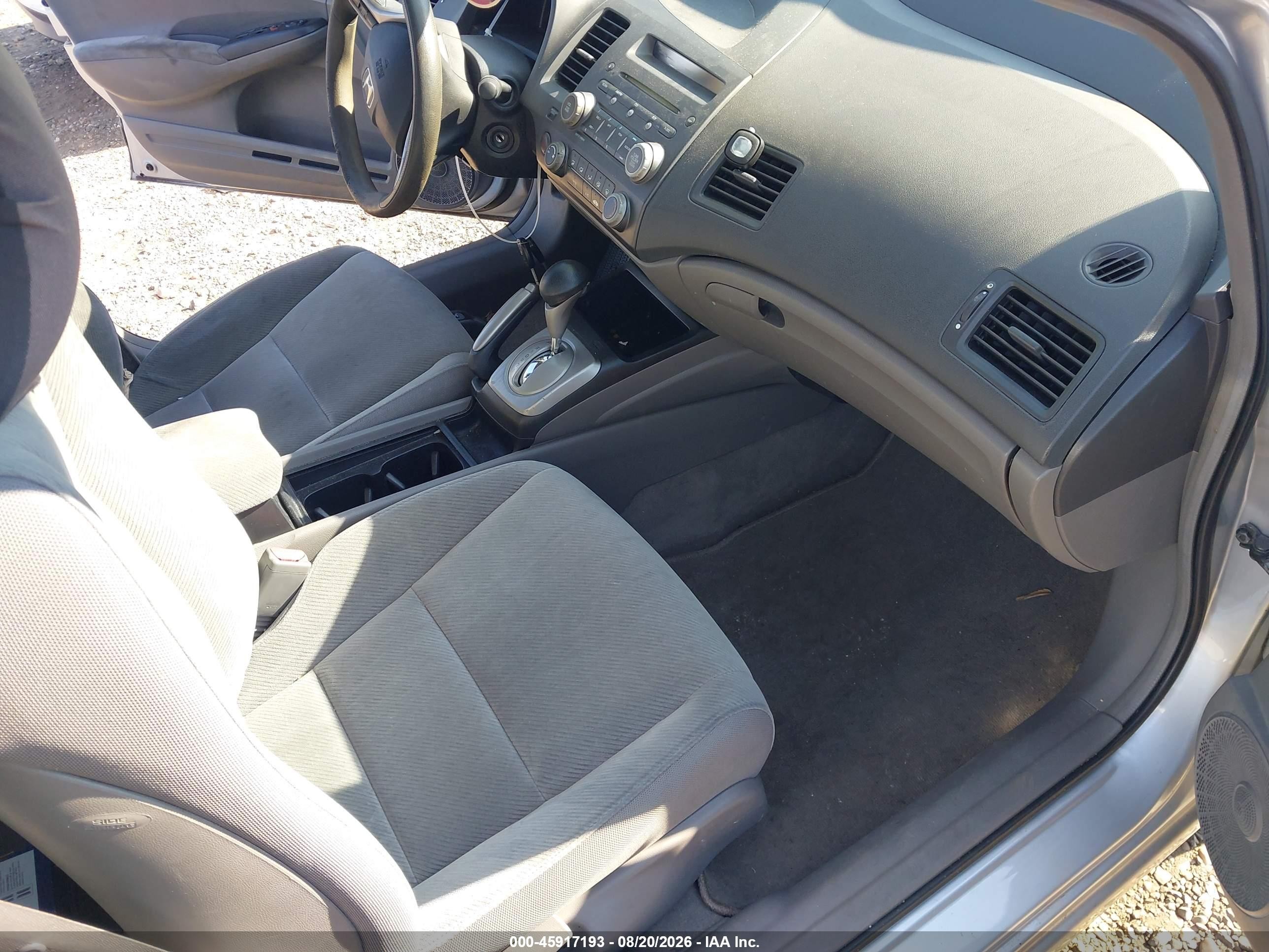 2009 Honda Civic Lx Silver vin: 2HGFA16539H328443