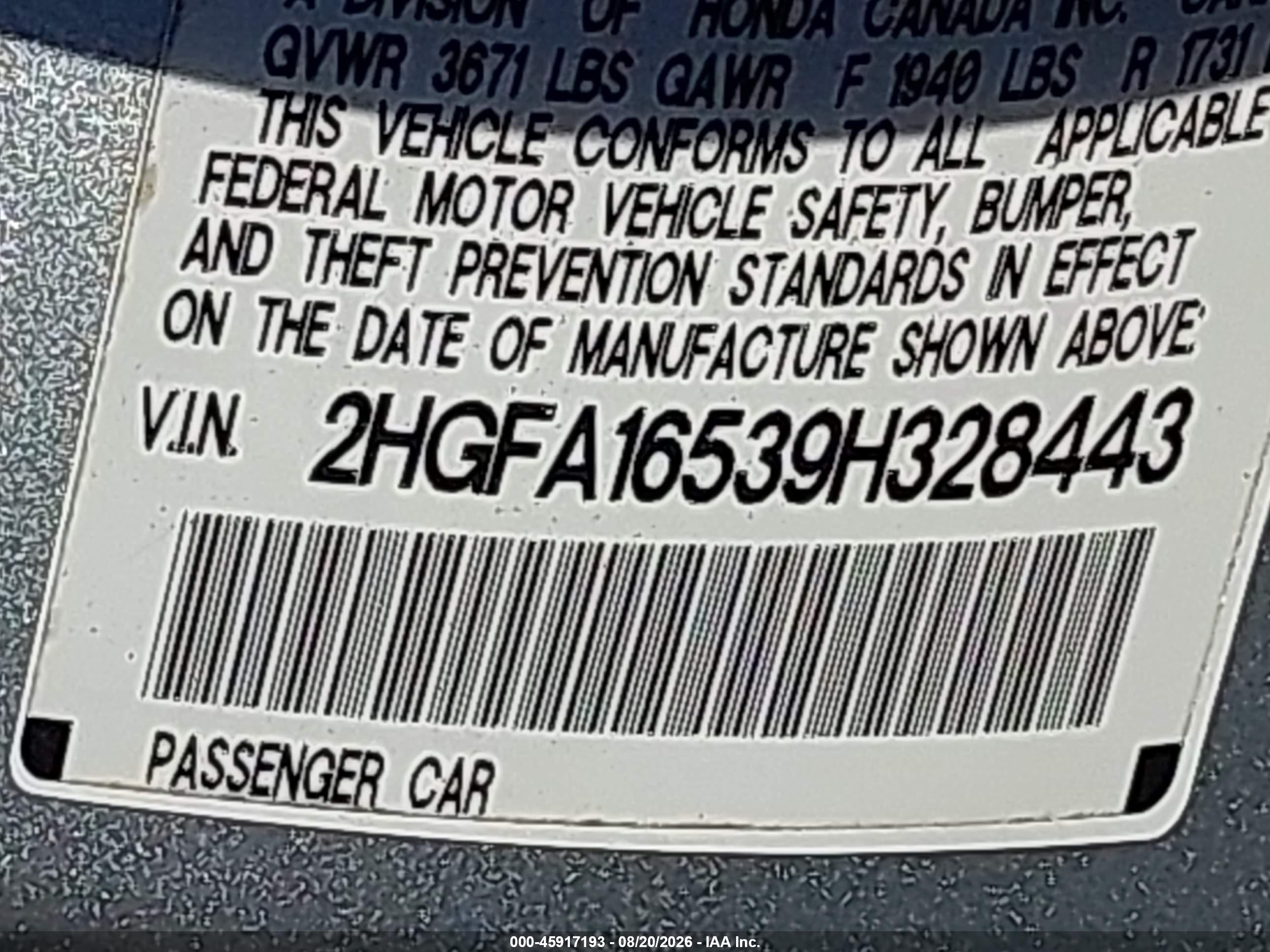 2009 Honda Civic Lx Silver vin: 2HGFA16539H328443