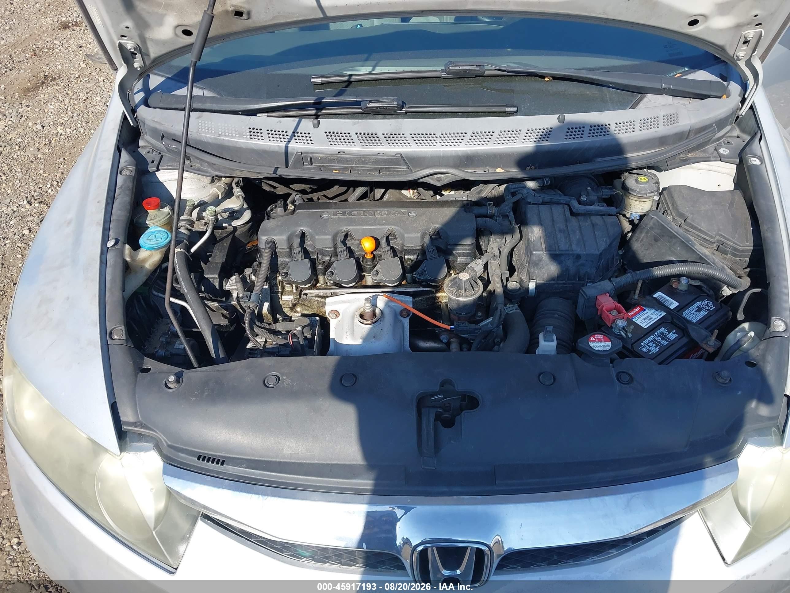 2009 Honda Civic Lx Silver vin: 2HGFA16539H328443