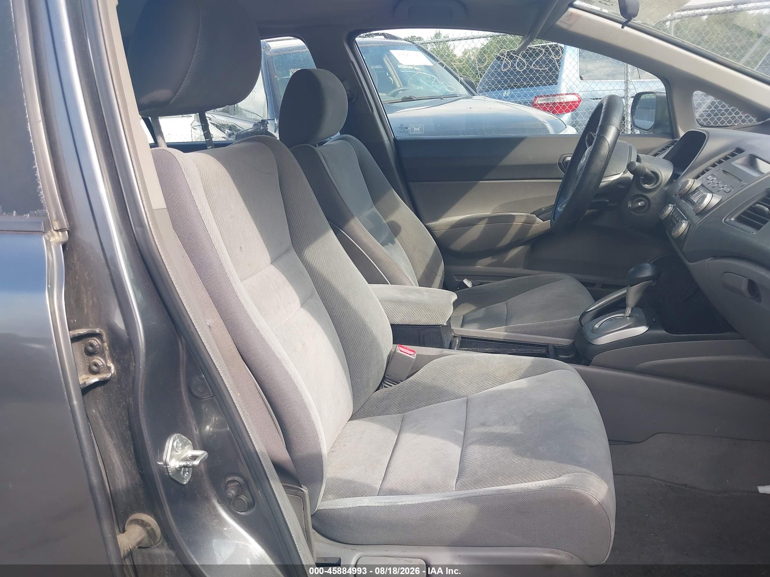 2009 Honda Civic Lx Gray vin: 2HGFA16539H334727