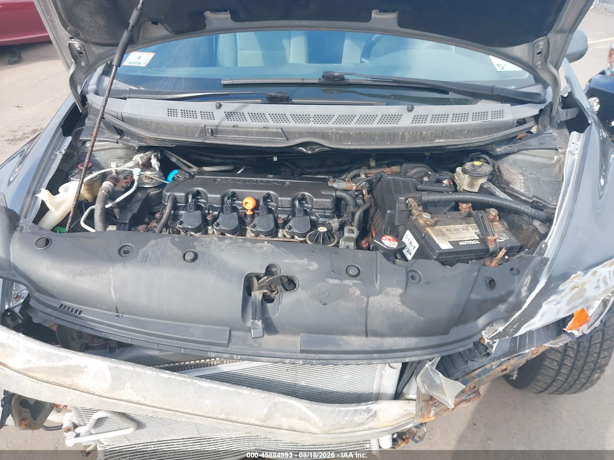 2009 Honda Civic Lx Gray vin: 2HGFA16539H334727